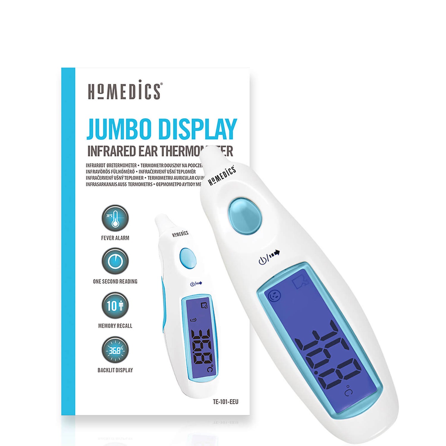 HoMedics Jumbo Display Ear Thermometer lookfantastic Singapore