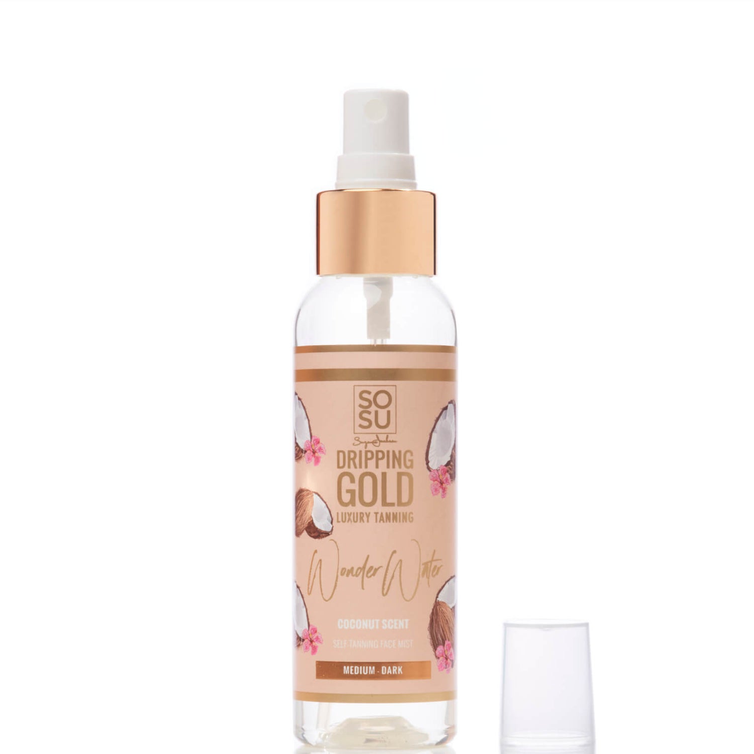 Bronceador Dripping Gold Wonder Water de coco de Mediooscuro 100 ml Envío Gratuito