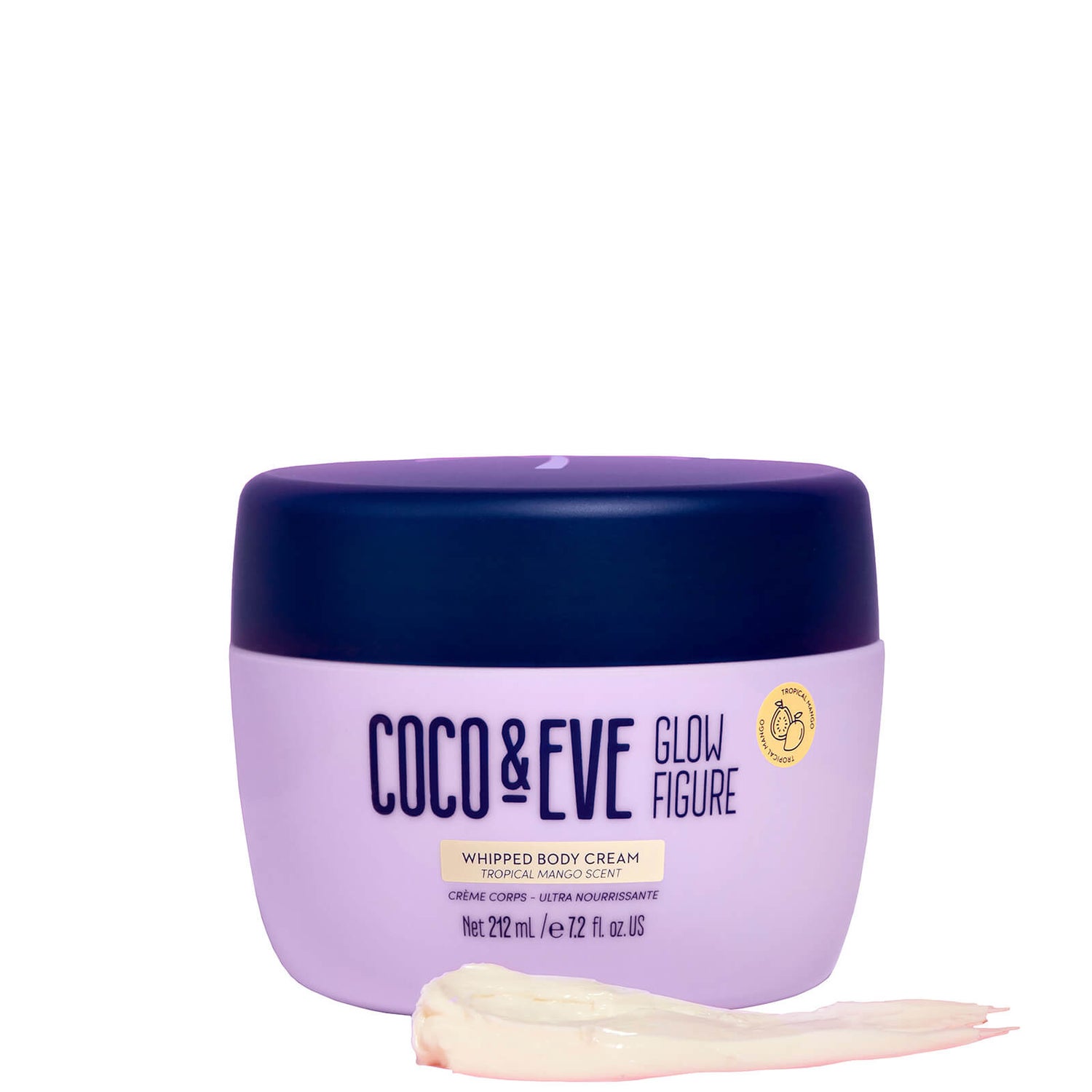 Coco & Eve Glow Figure Whipped Body Cream Tropical Mango Scent 212ml