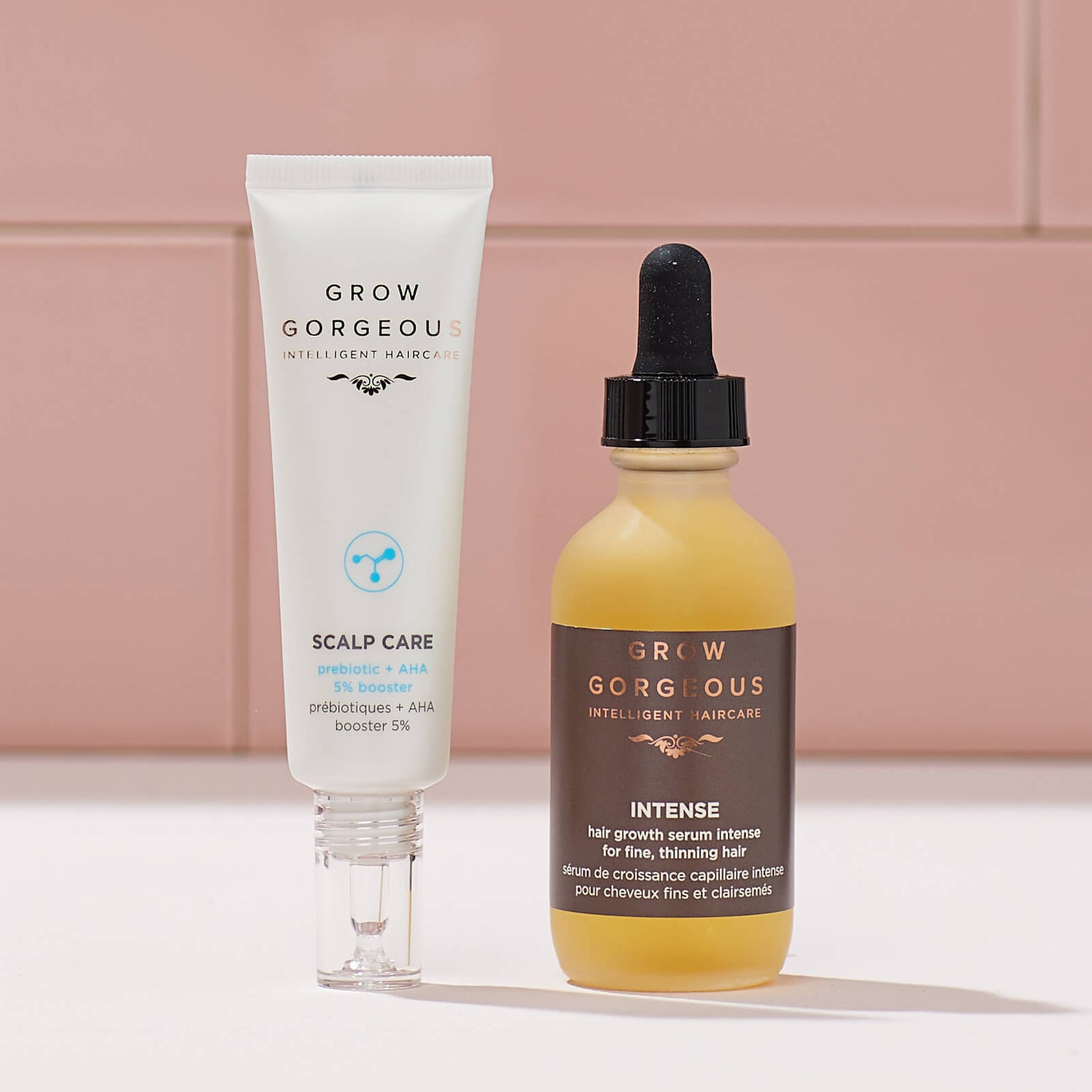 Grow Intense Serum and AHA Booster Bundle LOOKFANTASTIC