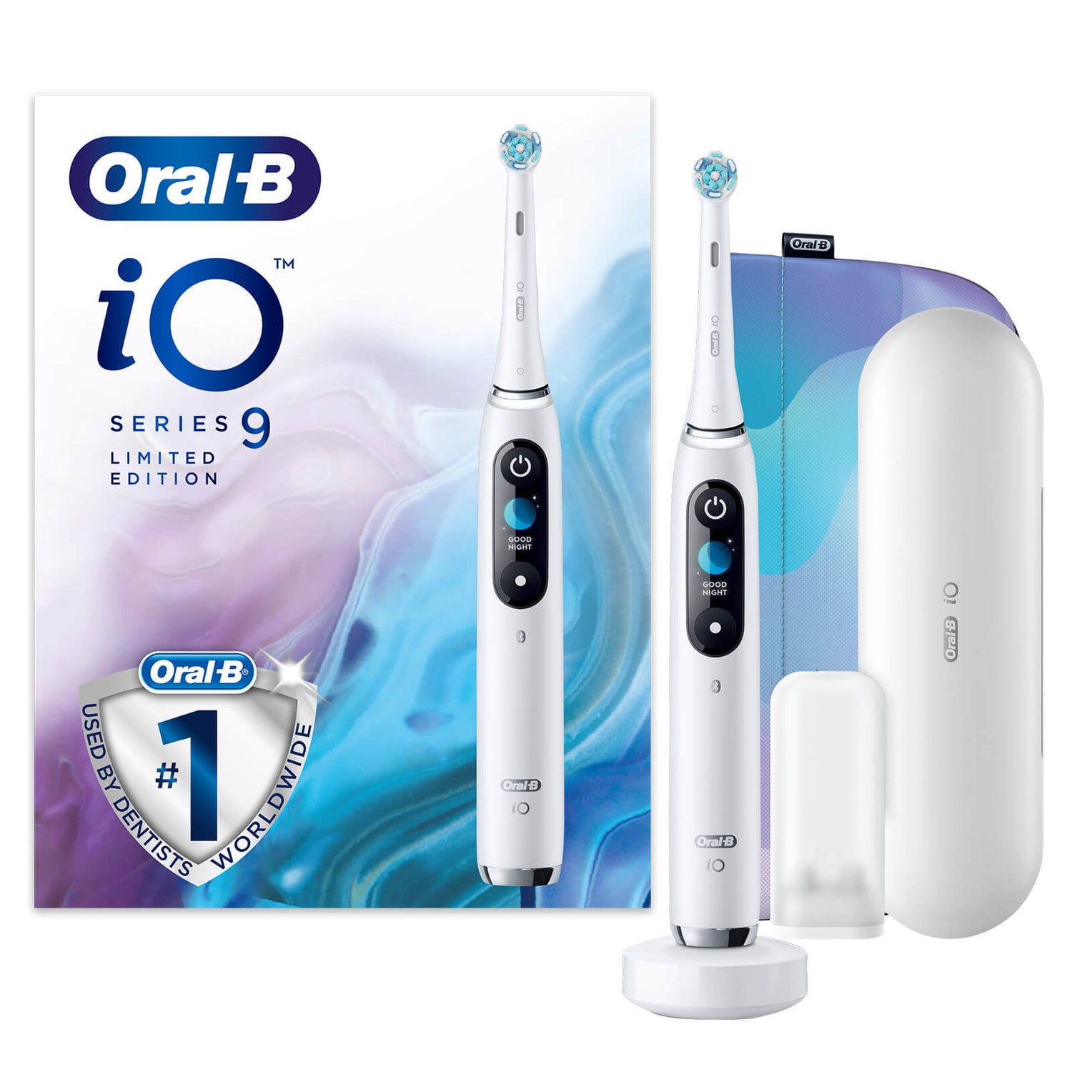 Oral B iO9 White Limited Edition Electric Toothbrush with Charging