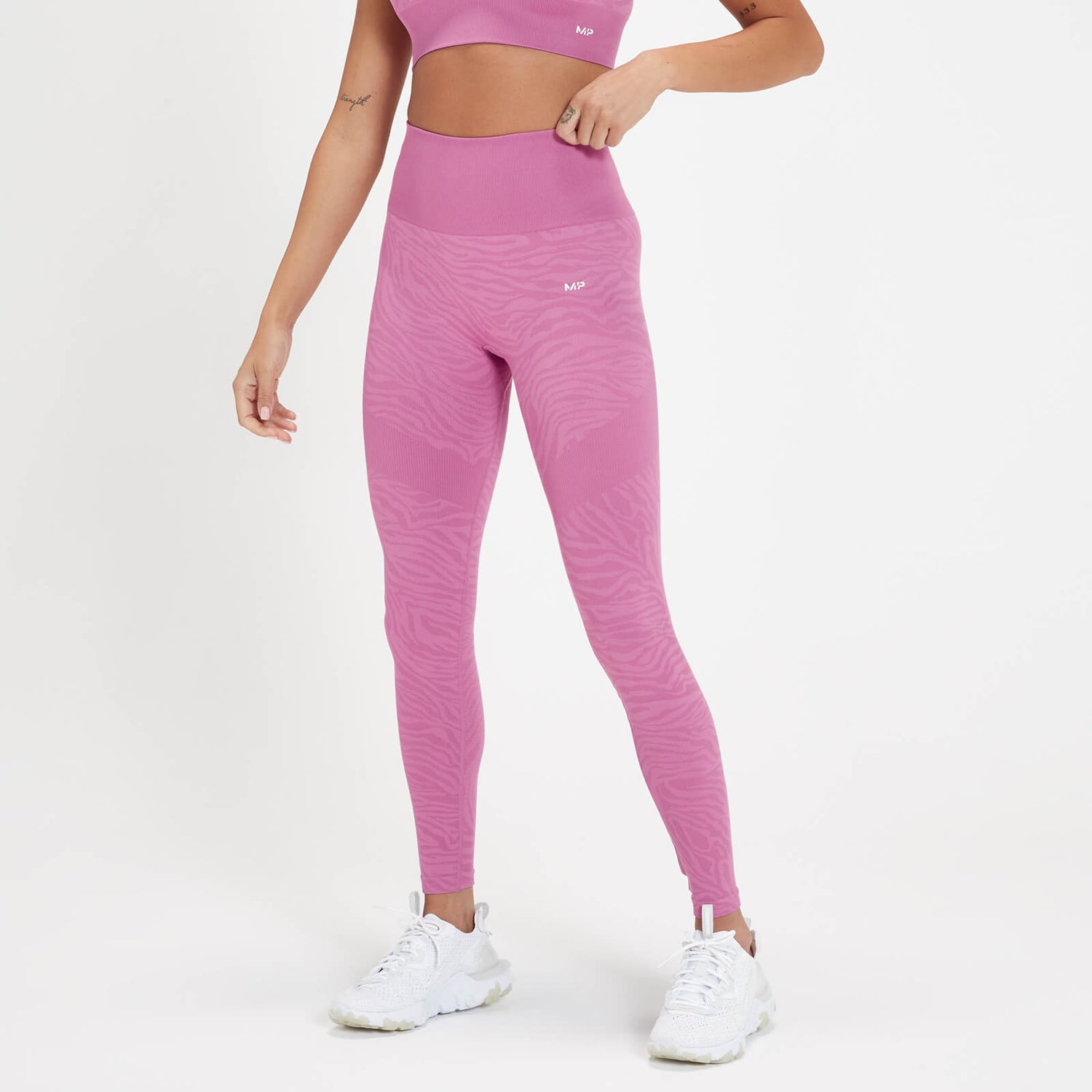 MP Women's Tempo Seamless Leggings Blossom Pink Zebra MYPROTEIN™