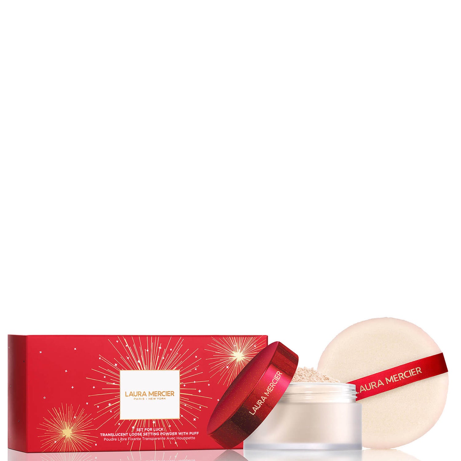 Laura Mercier Translucent Loose Setting Powder and Puff Translucent 29g LOOKFANTASTIC