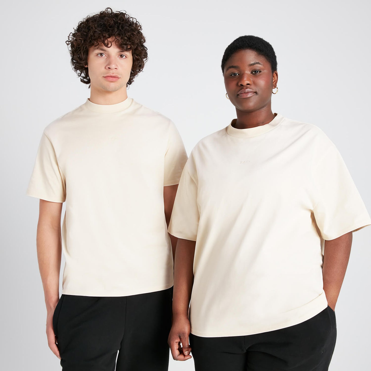 MP Organic Cotton Rest Day Short Sleeve TShirt Ecru MYPROTEIN™