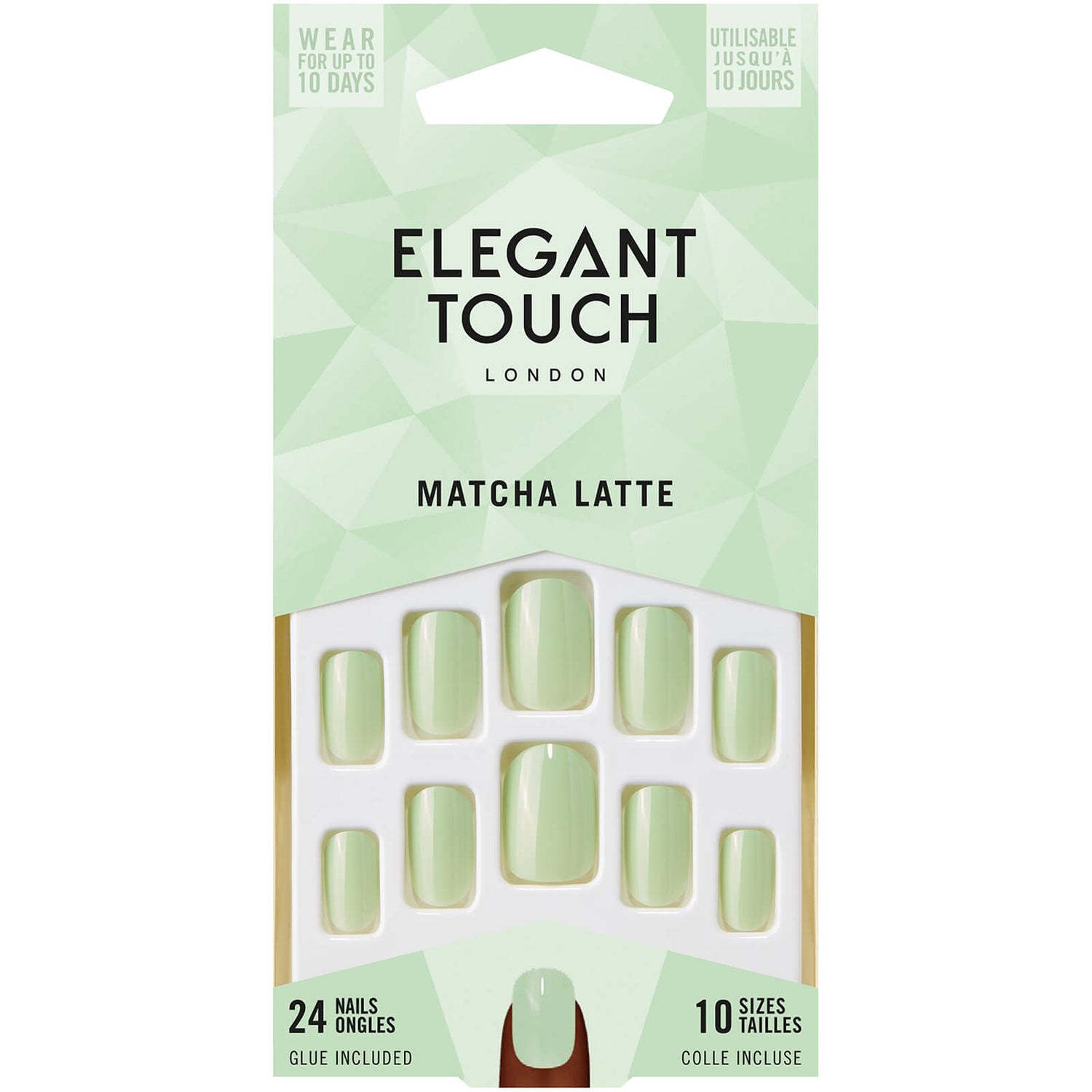 Elegant Touch False Nails Matcha Latte LOOKFANTASTIC