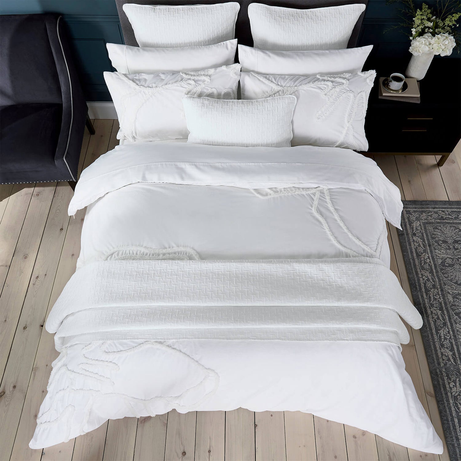 Ted Baker Magnolia Tufted Duvet Cover