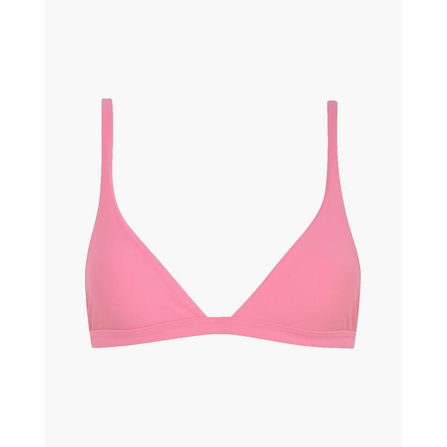 Halter Tie Top Women's Grommet Eyelet Triangle Bikini Top - Tie ...