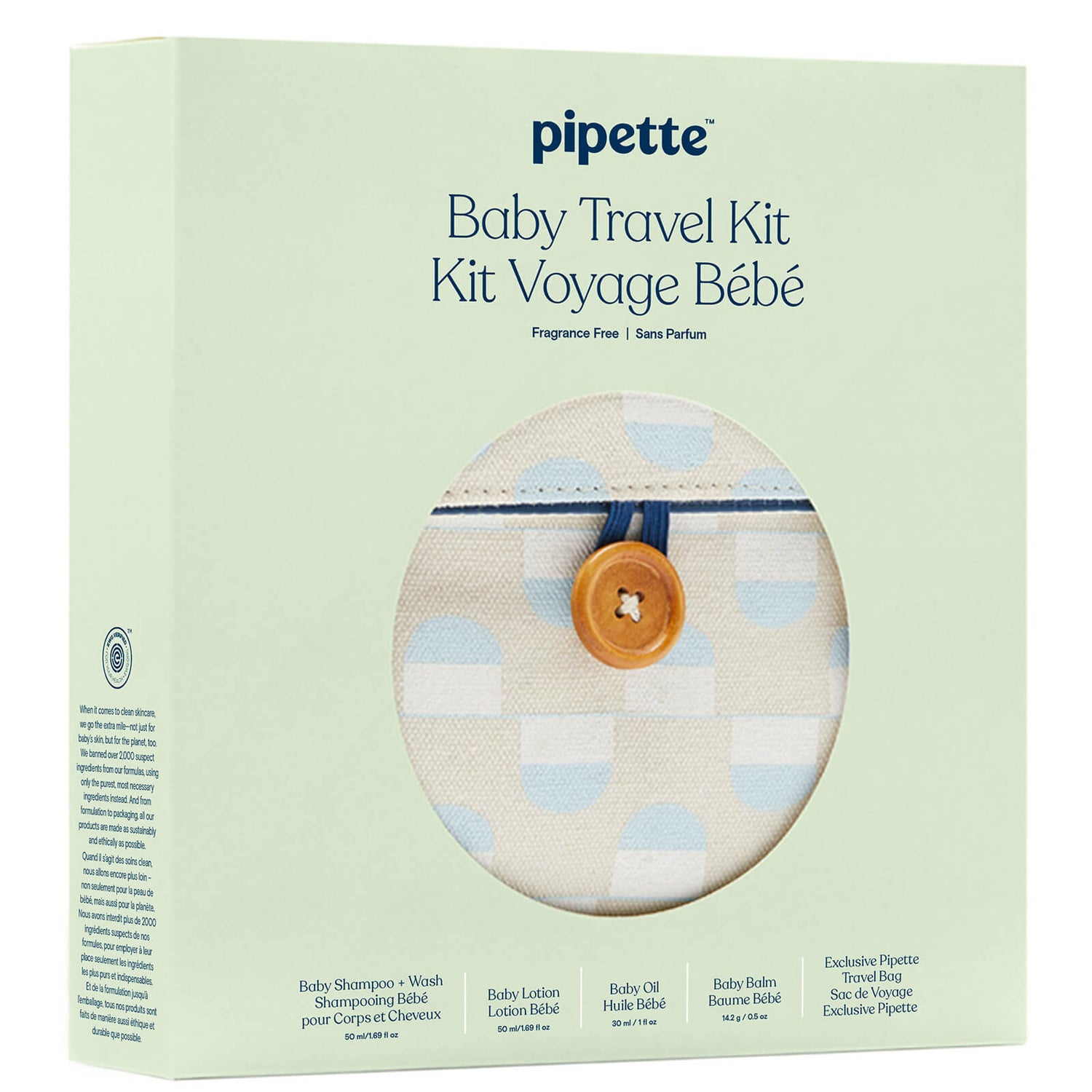Pipette Baby Travel Kit LOOKFANTASTIC