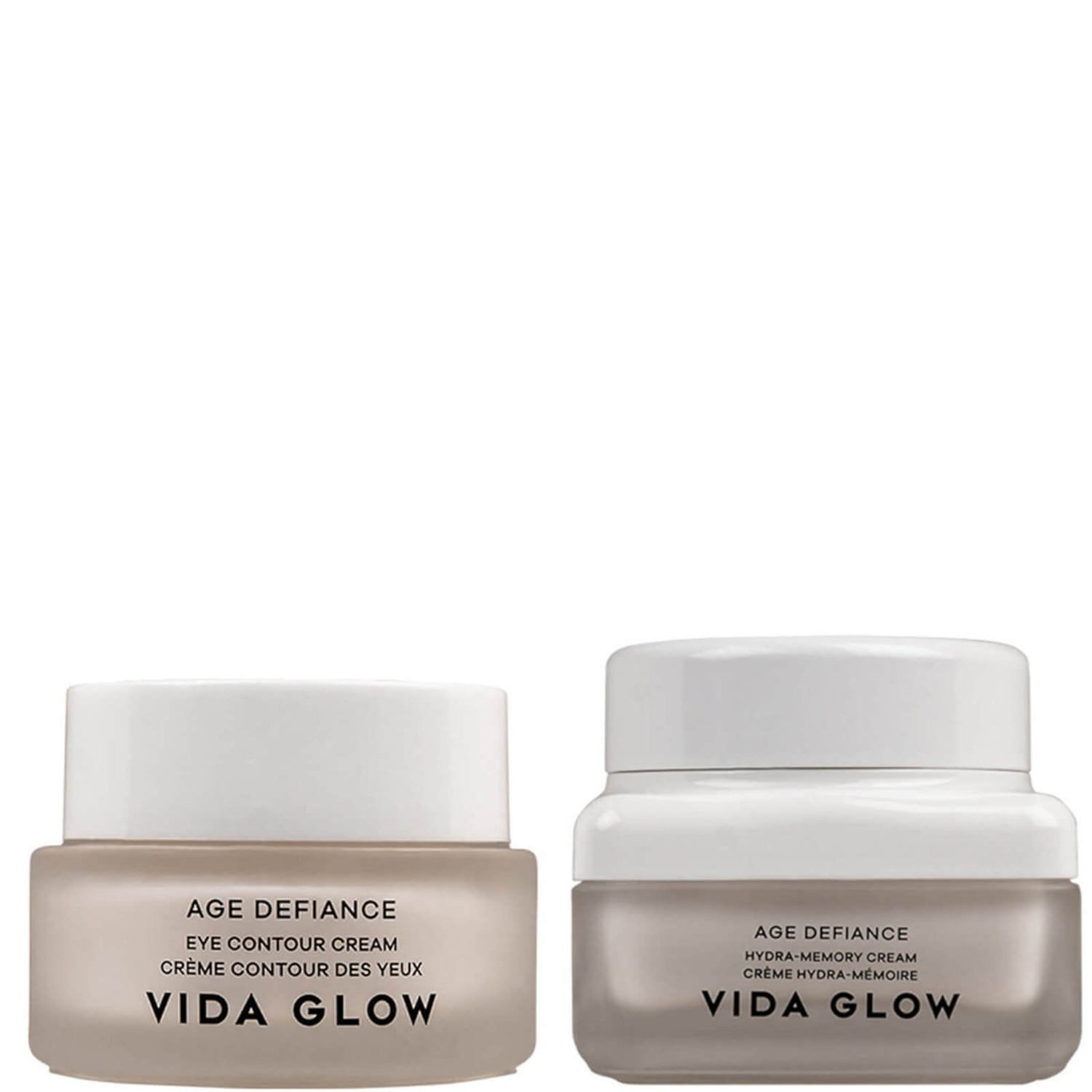 Vida Glow Age Defiance Moisturiser and Eye Cream Bundle LOOKFANTASTIC