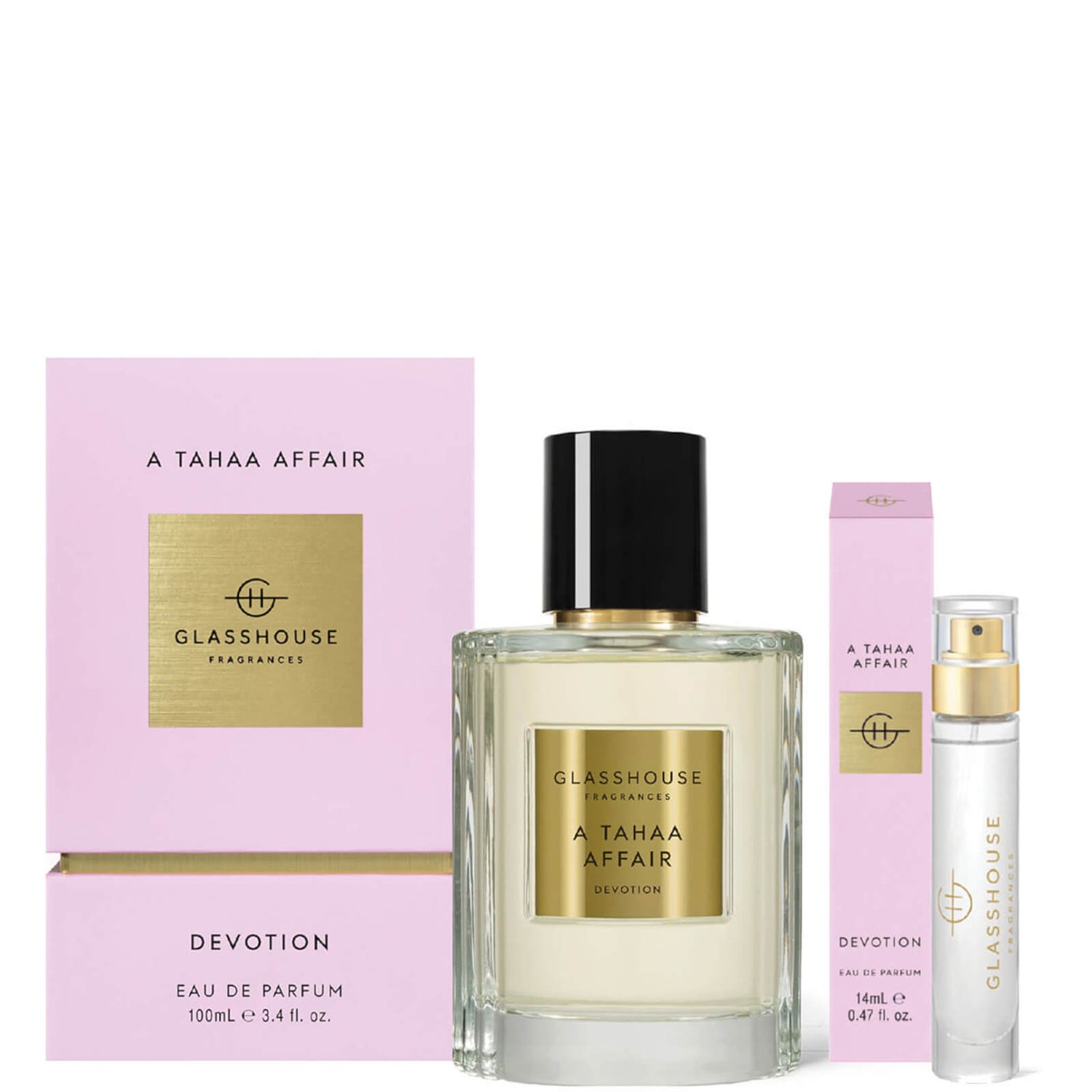 Glasshouse Fragrances A Tahha Affair Devotion Eau de Parfum Travel Set