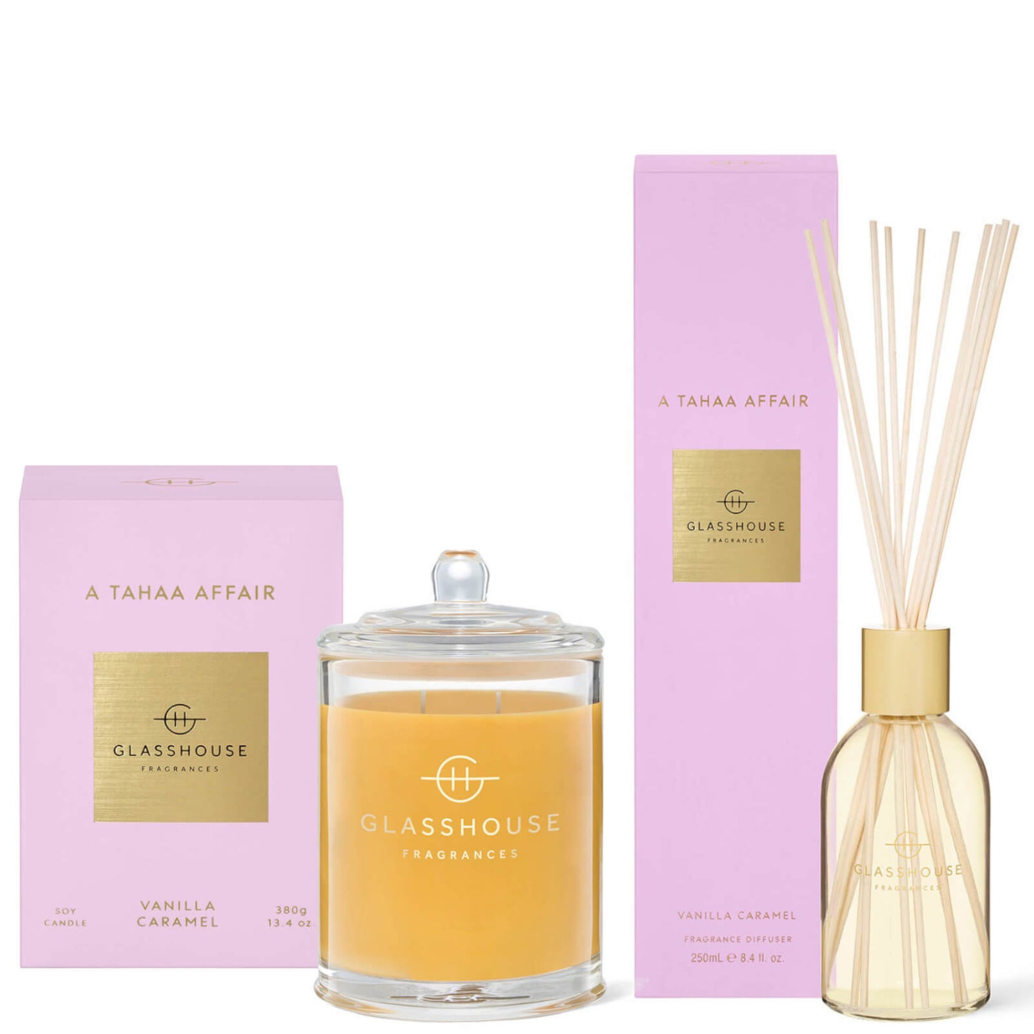 Glasshouse Fragrances A Tahaa Affair Candle and Liquid Diffuser Buy Online At RY