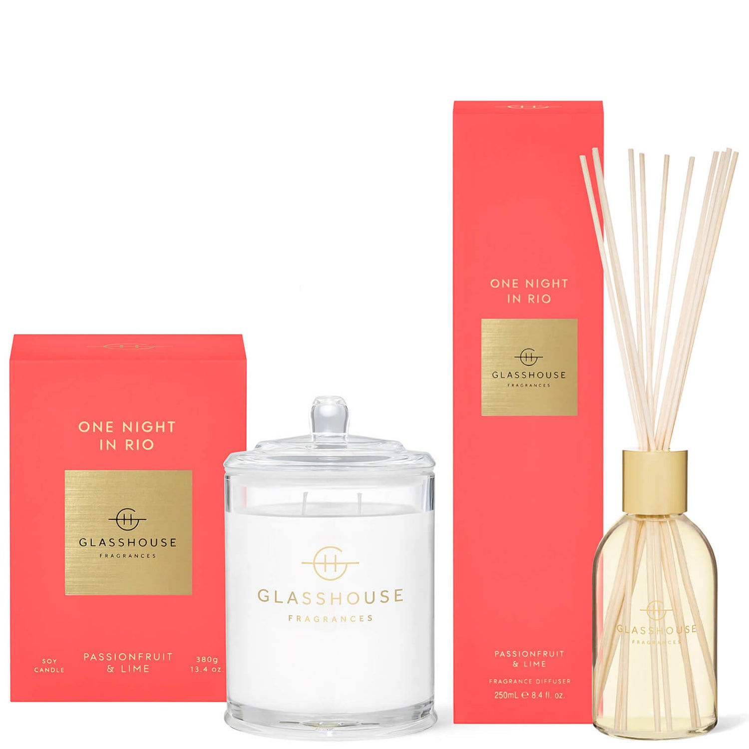 Glasshouse One Night in Rio Candle and Liquid Diffuser lookfantastic HK