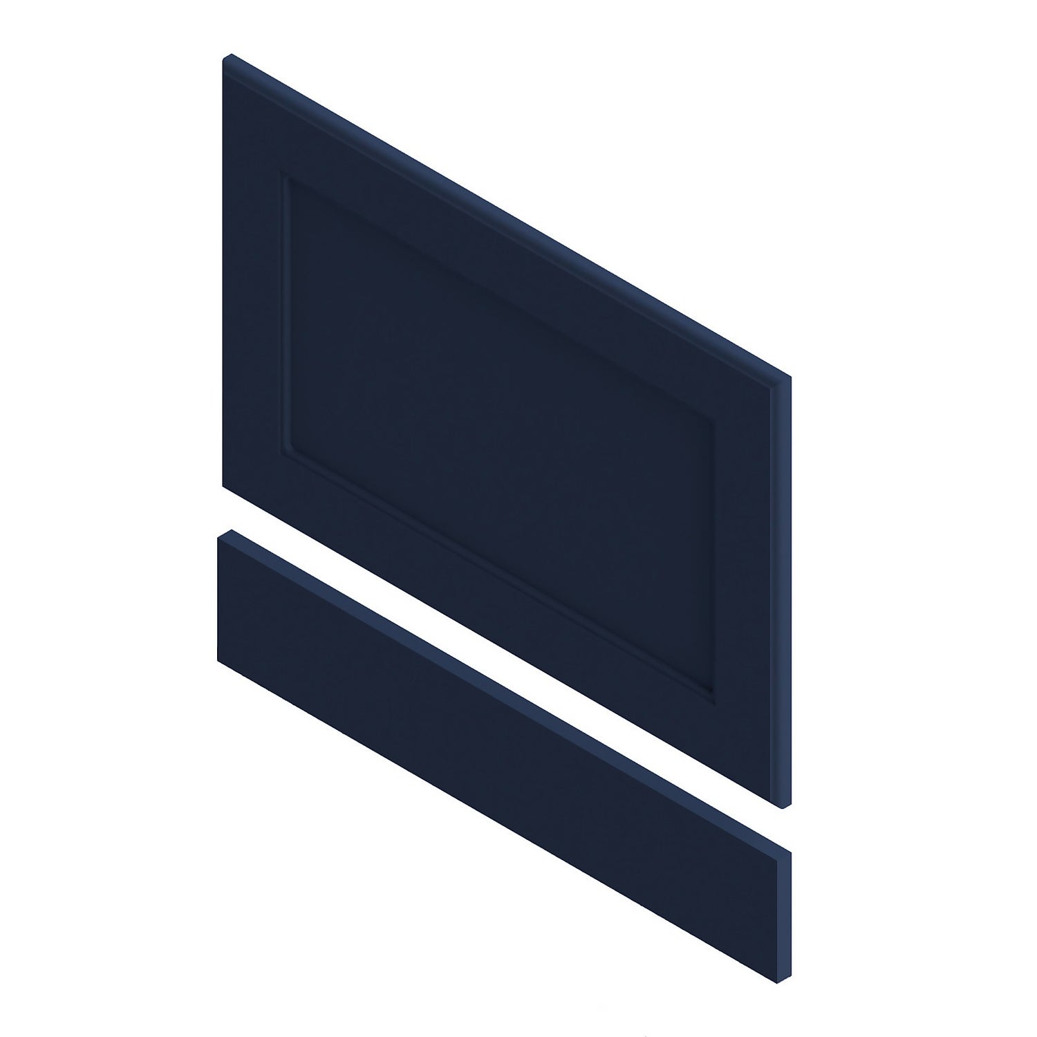 Bathstore Savoy 700mm End Bath Panel Navy Blue Bathstore