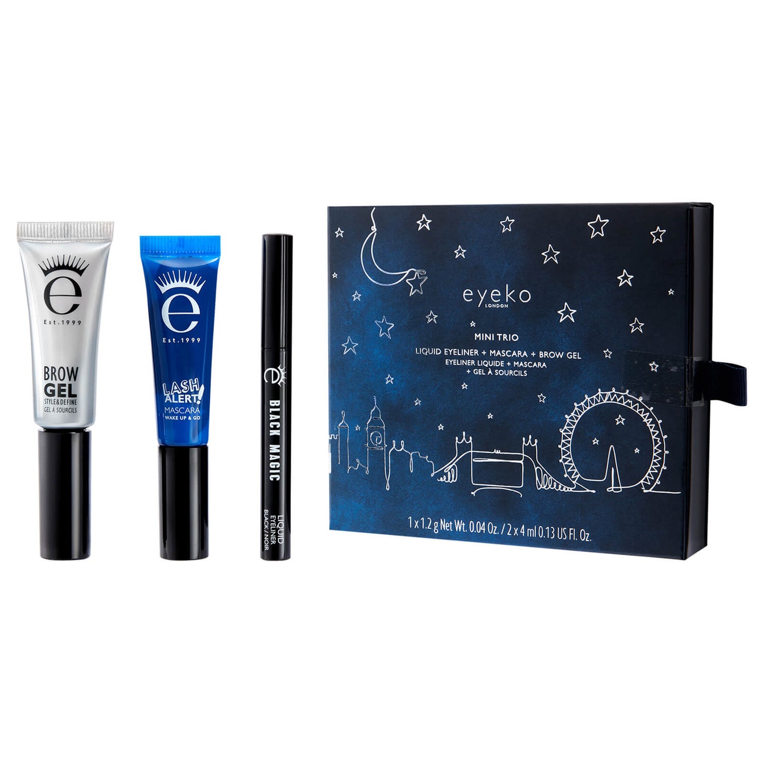 Eyeko Mini Mascara & Eyeliner Trio (Worth £29.00) LOOKFANTASTIC