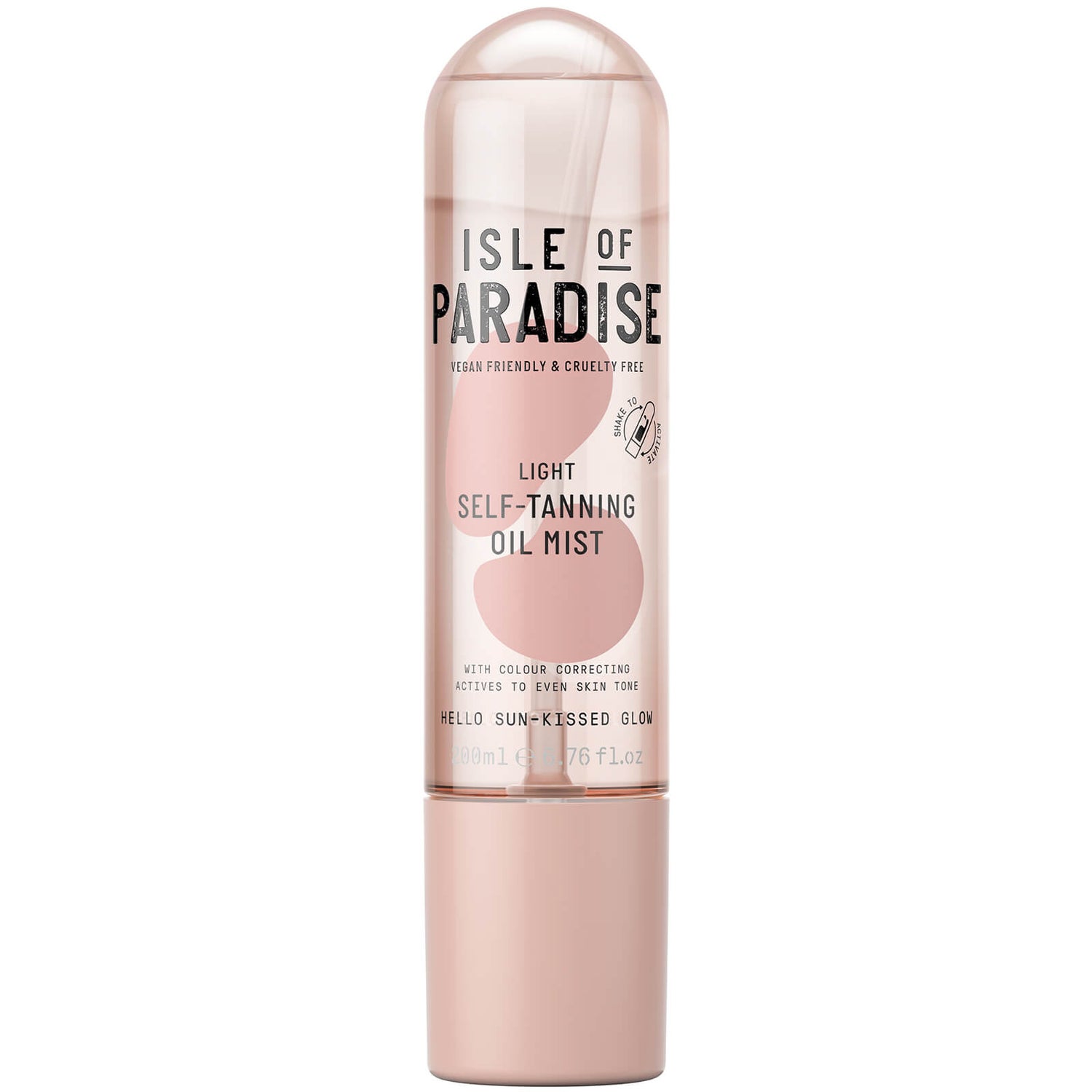 Isle of Paradise Light SelfTanning Oil Mist 200ml LOOKFANTASTIC