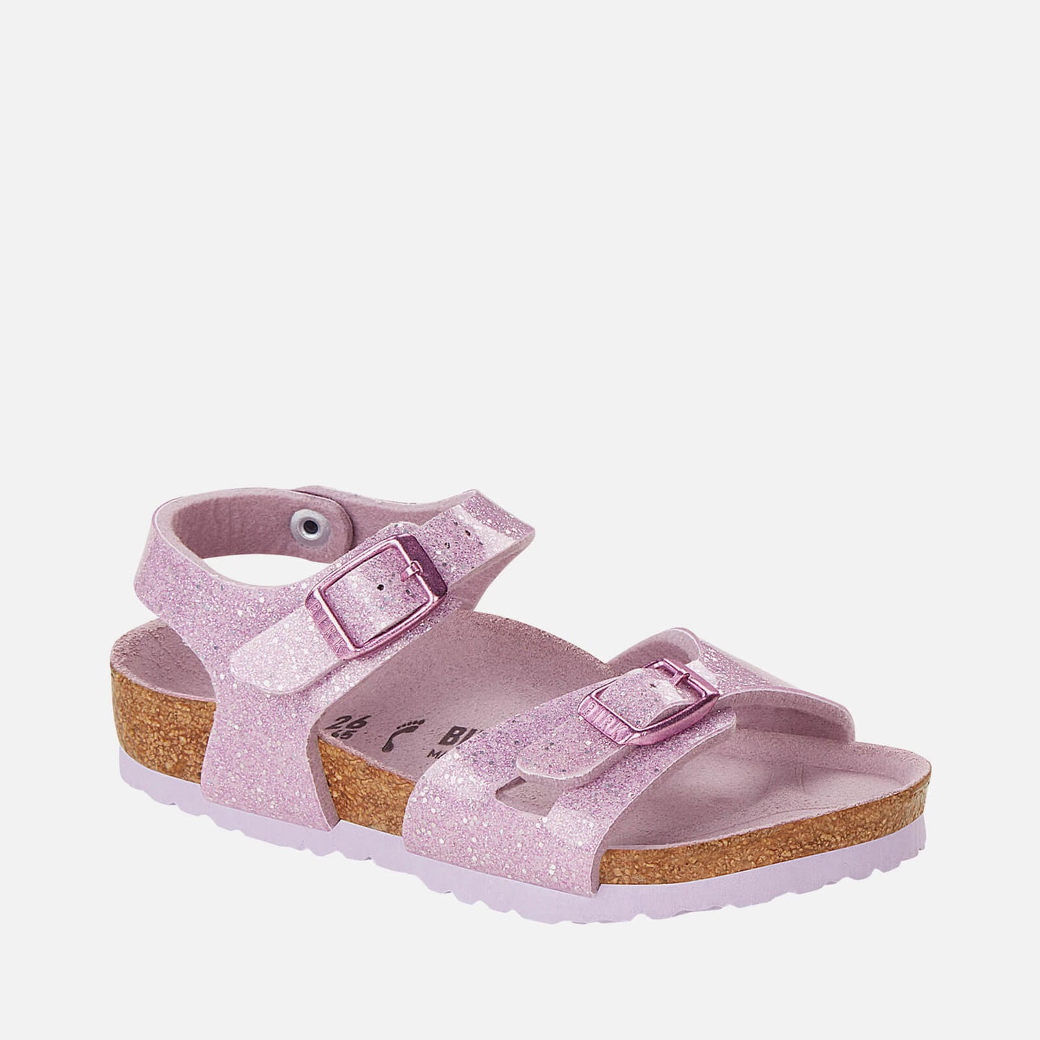 Birkenstock Kids' Rio Kids Sandals - Cosmic Sparkle Lavender | TheHut.com