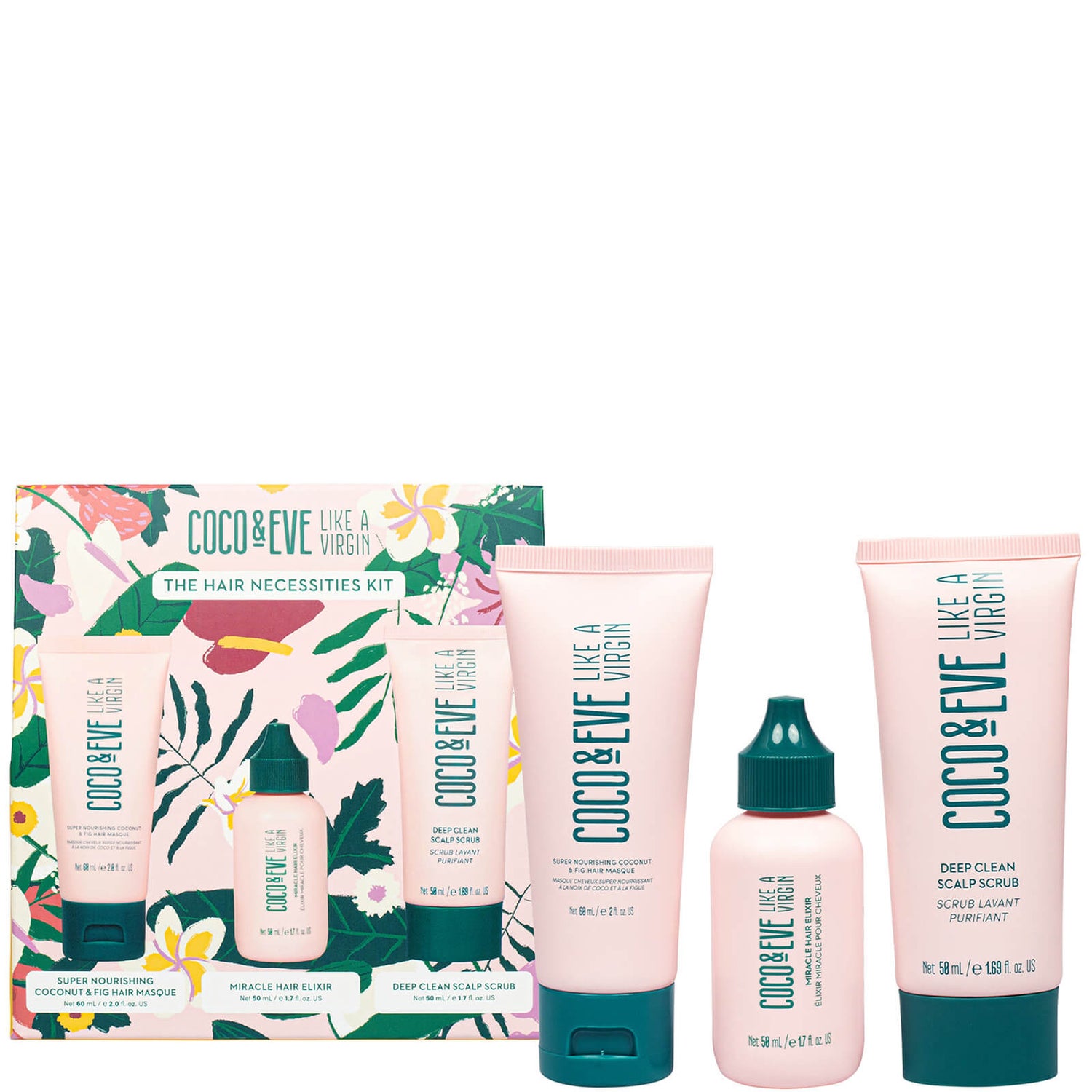 Coco & Eve Hair Necessities Kit (Worth £45.30) Cult Beauty