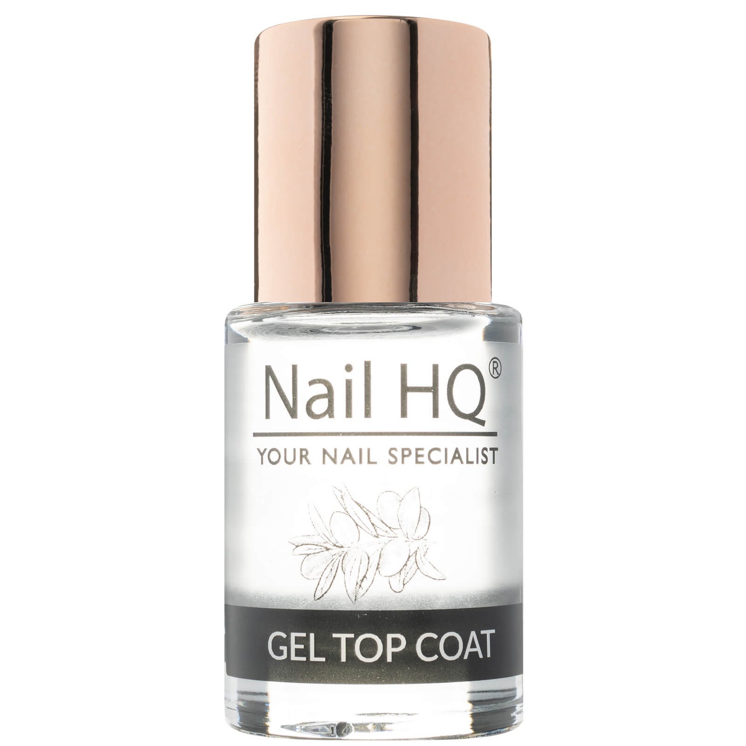 Nail HQ Gel Top Coat 10ml LOOKFANTASTIC