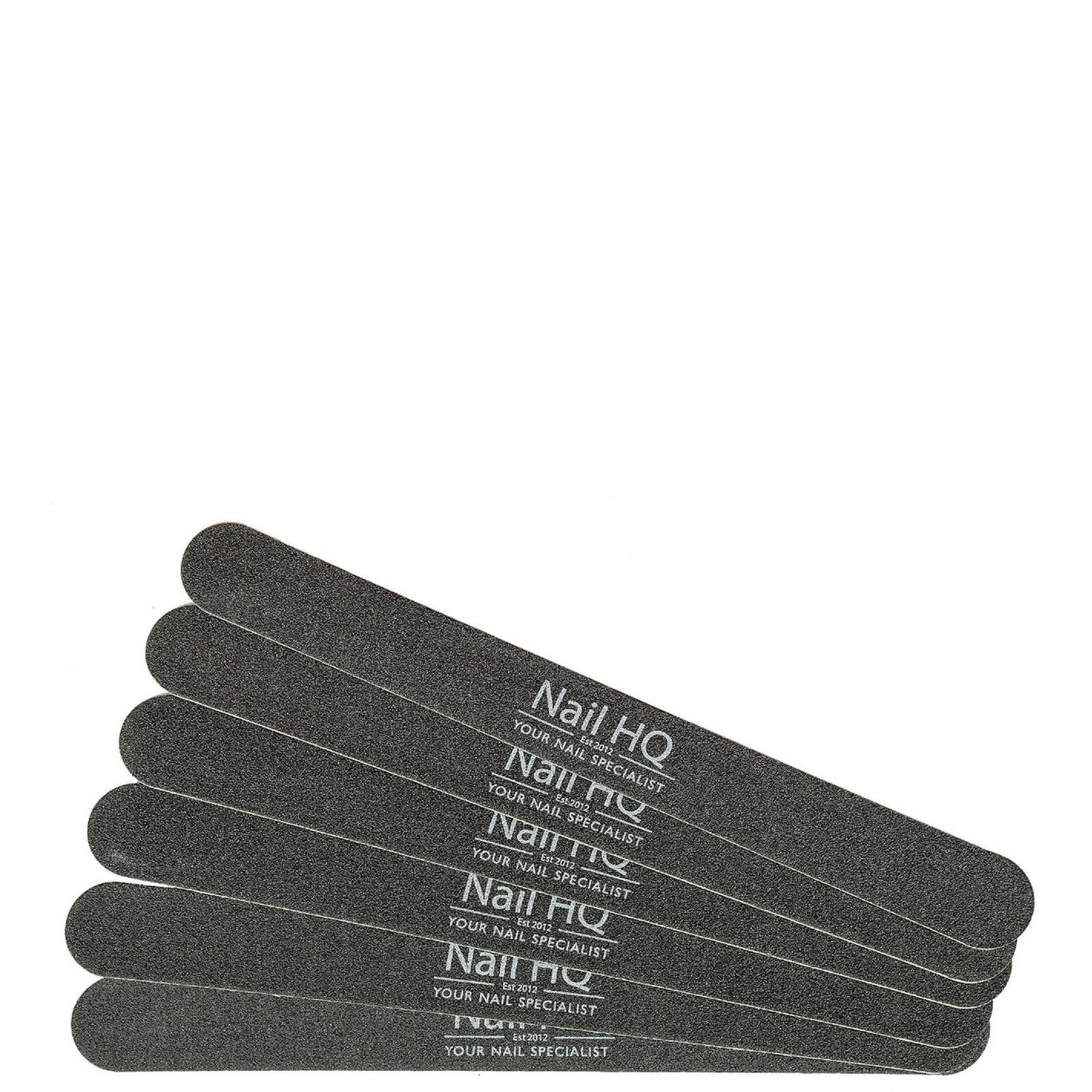 Nail HQ Professional Nail Files (Pack of 6) LOOKFANTASTIC