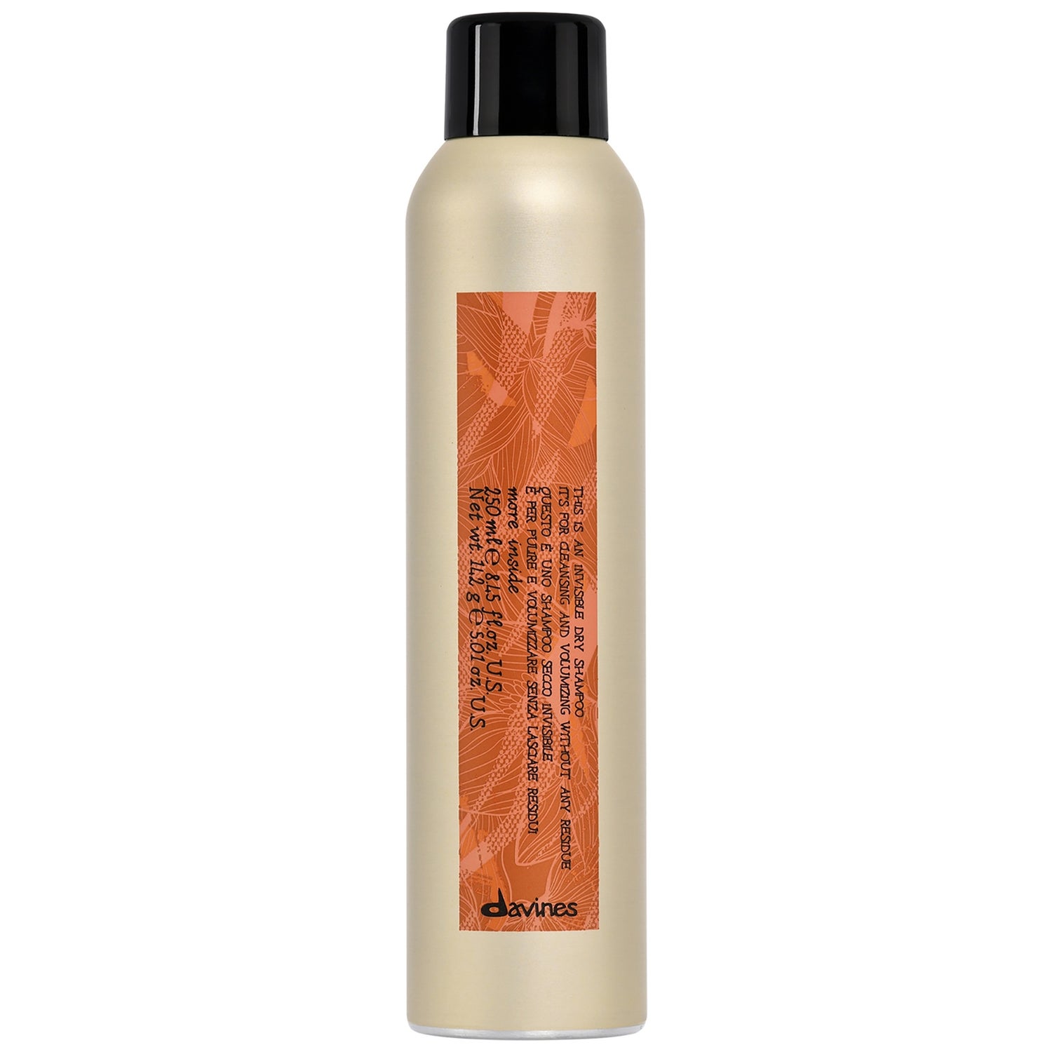 Davines More Inside Invisible Dry Shampoo 250ml LOOKFANTASTIC AU