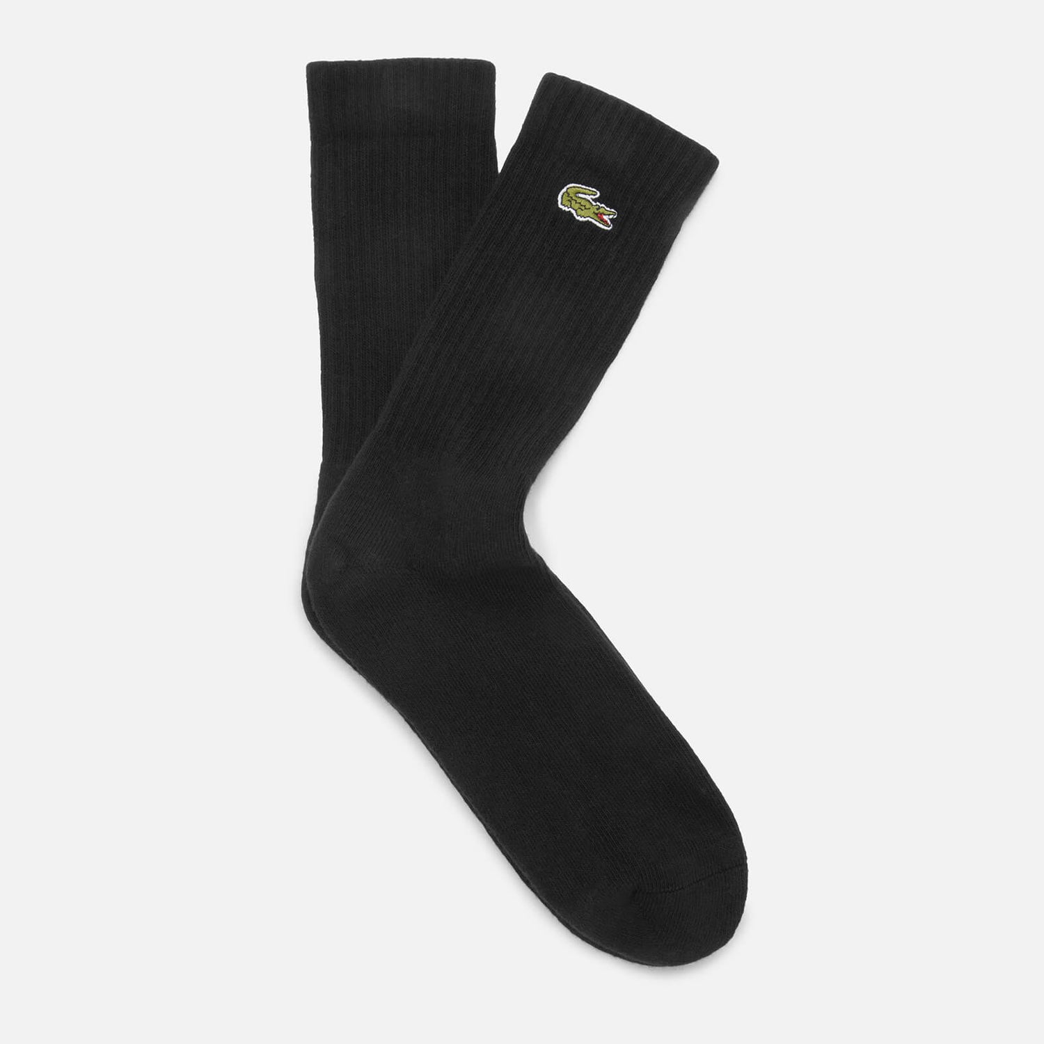Lacoste Men's 3-Pack High Cut Socks - Black | TheHut.com