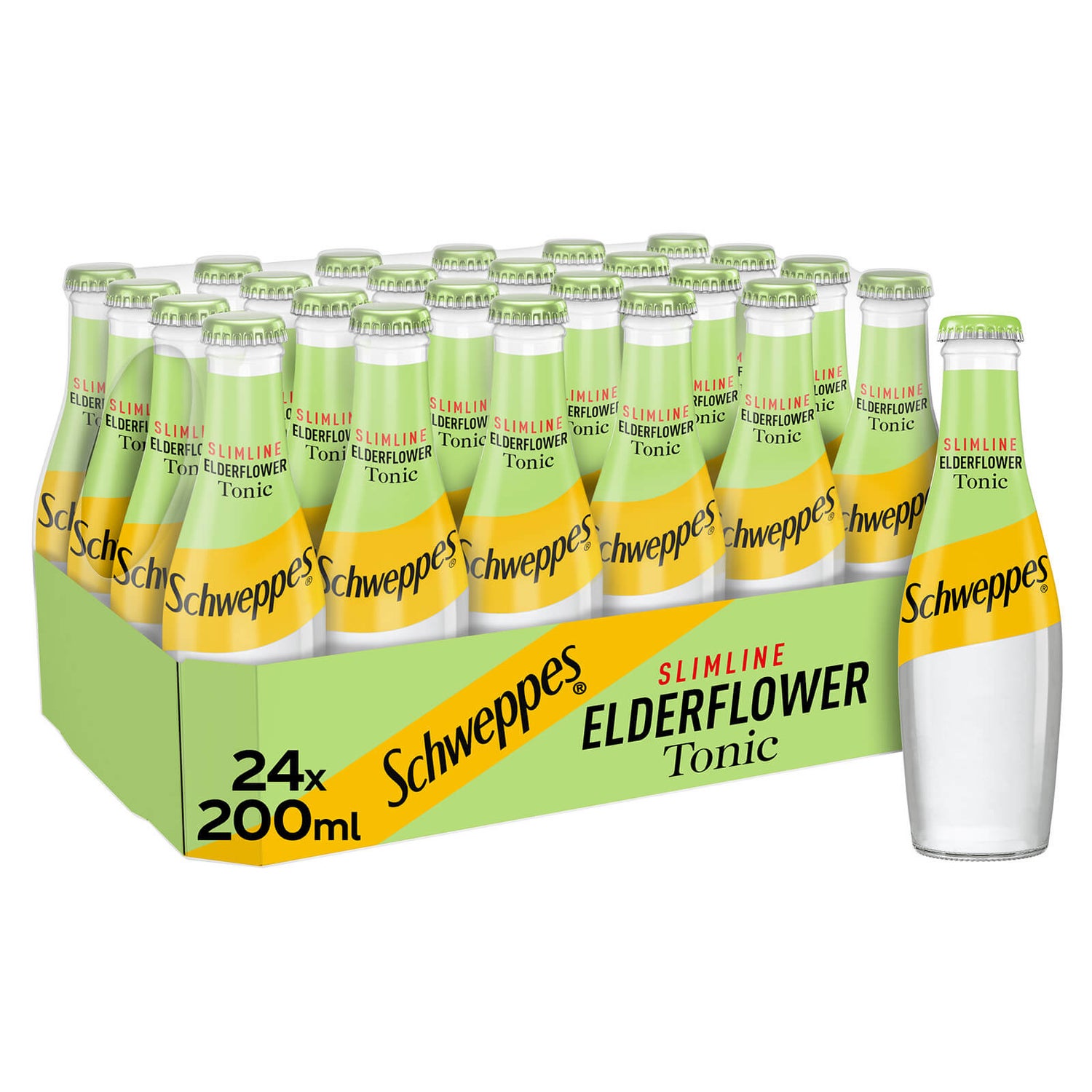 Schweppes Slimline Elderflower Tonic x 24 Your Coca Cola