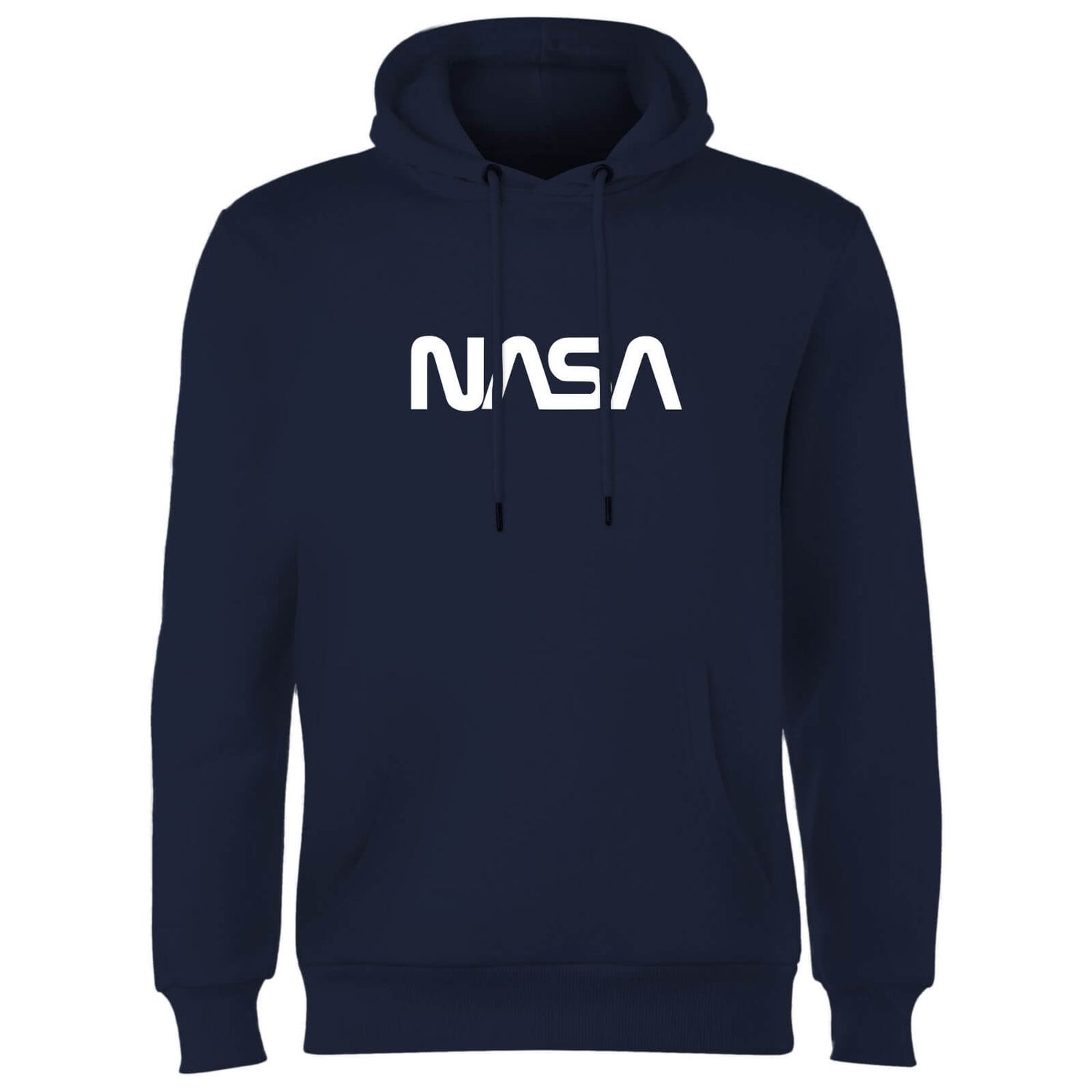 NASA Worm Logotype Hoodie - Navy Clothing - Zavvi UK