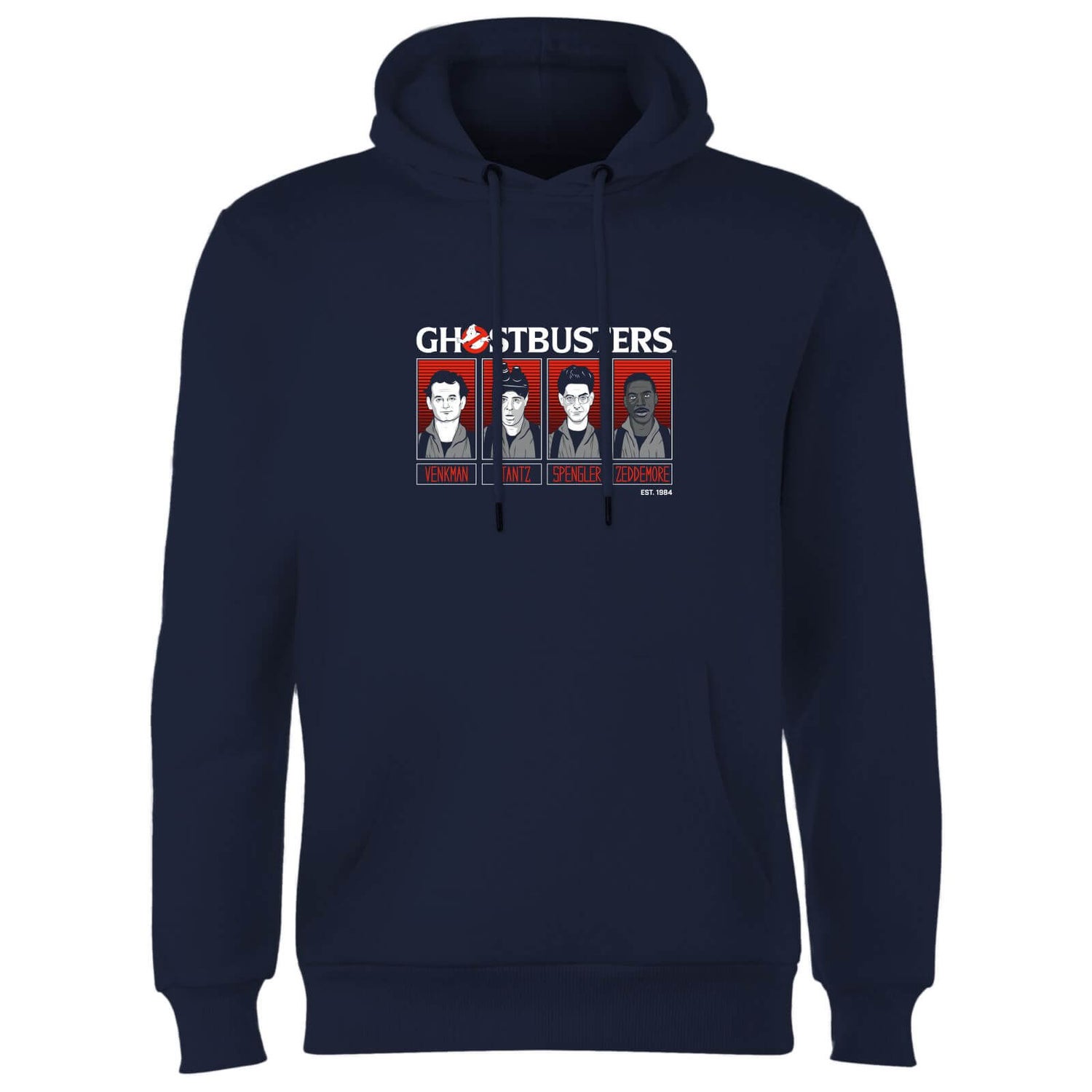 Ghostbusters LineUp Hoodie Navy Clothing Zavvi Australia