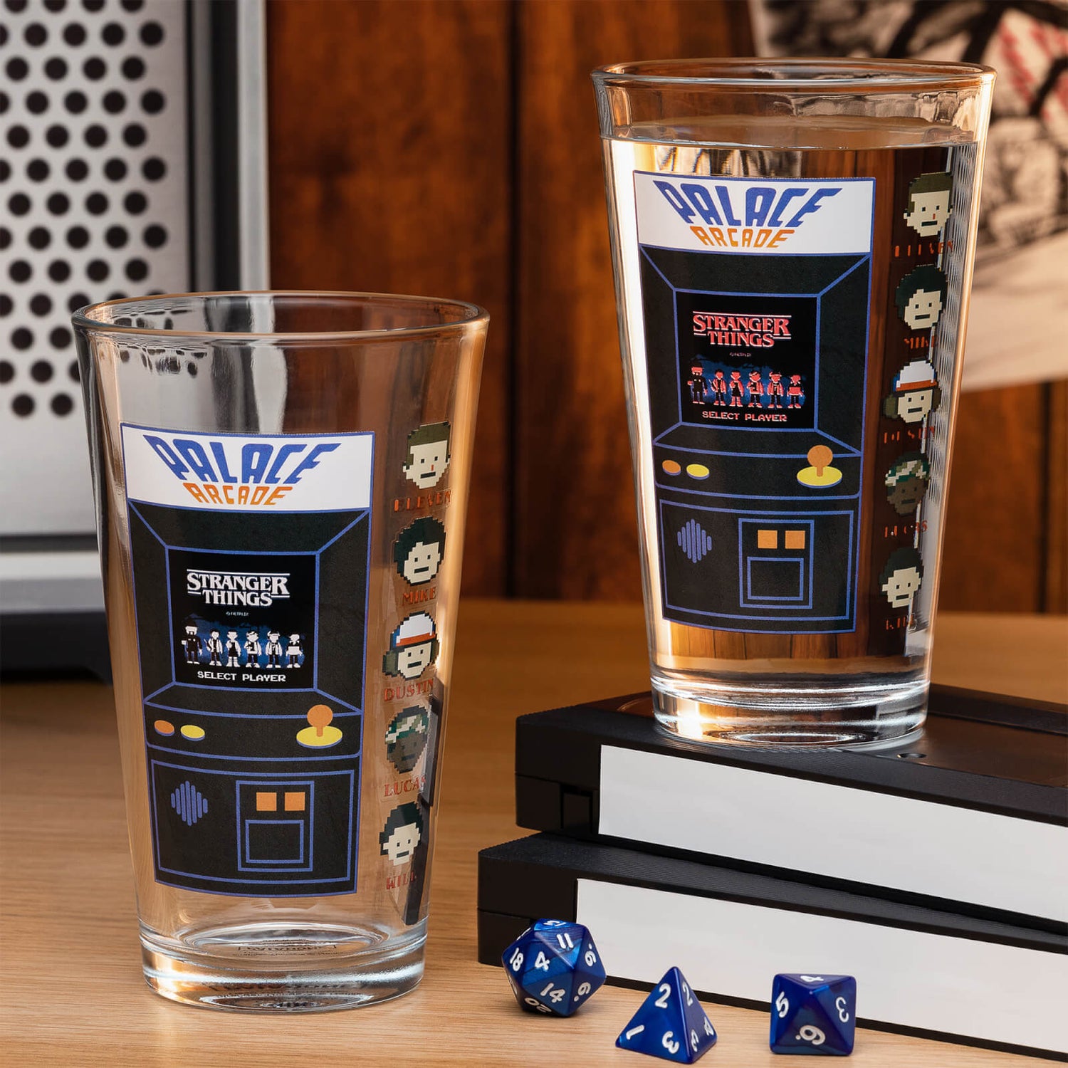 Stranger Things Arcade Colour Change Glass Gifts Zavvi UK