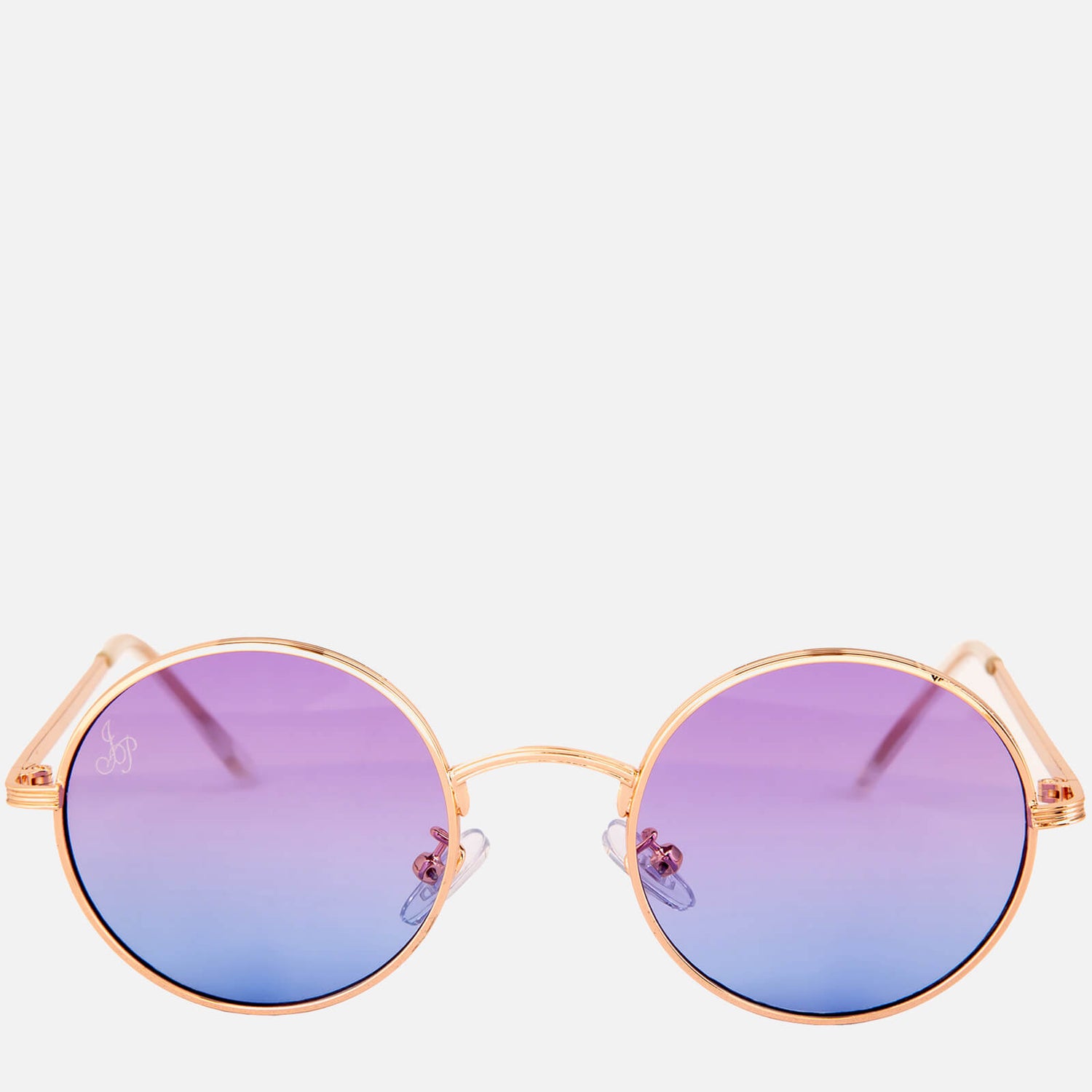 Jeepers Peepers Round Gradient Sunglasses Purple/Blue