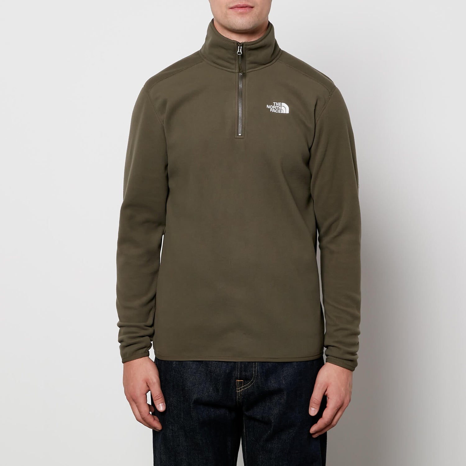 The North Face Men's 100 Glacier 1/4 Zip Fleece - New Taupe Green ...