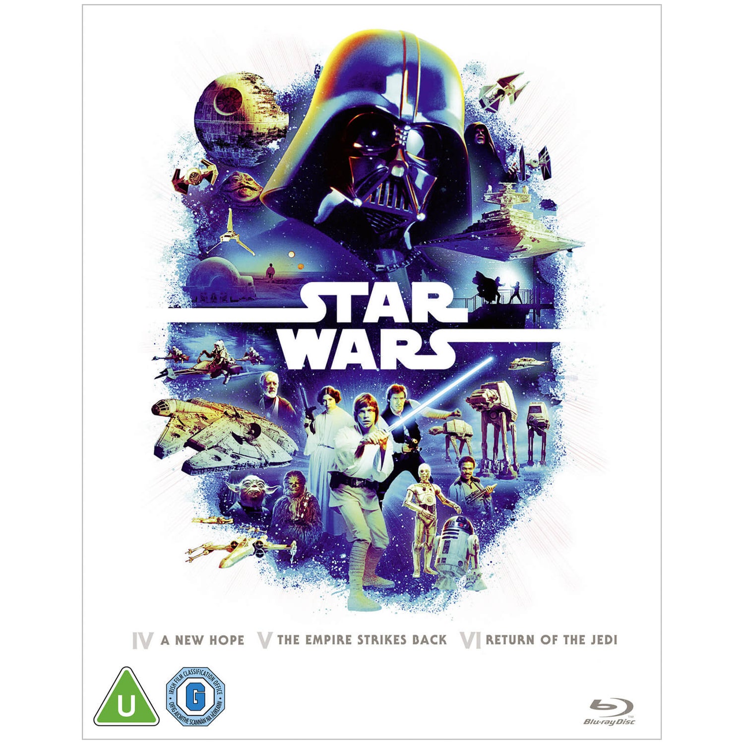 Star Wars Trilogy Episodes 46 Bluray Zavvi UK