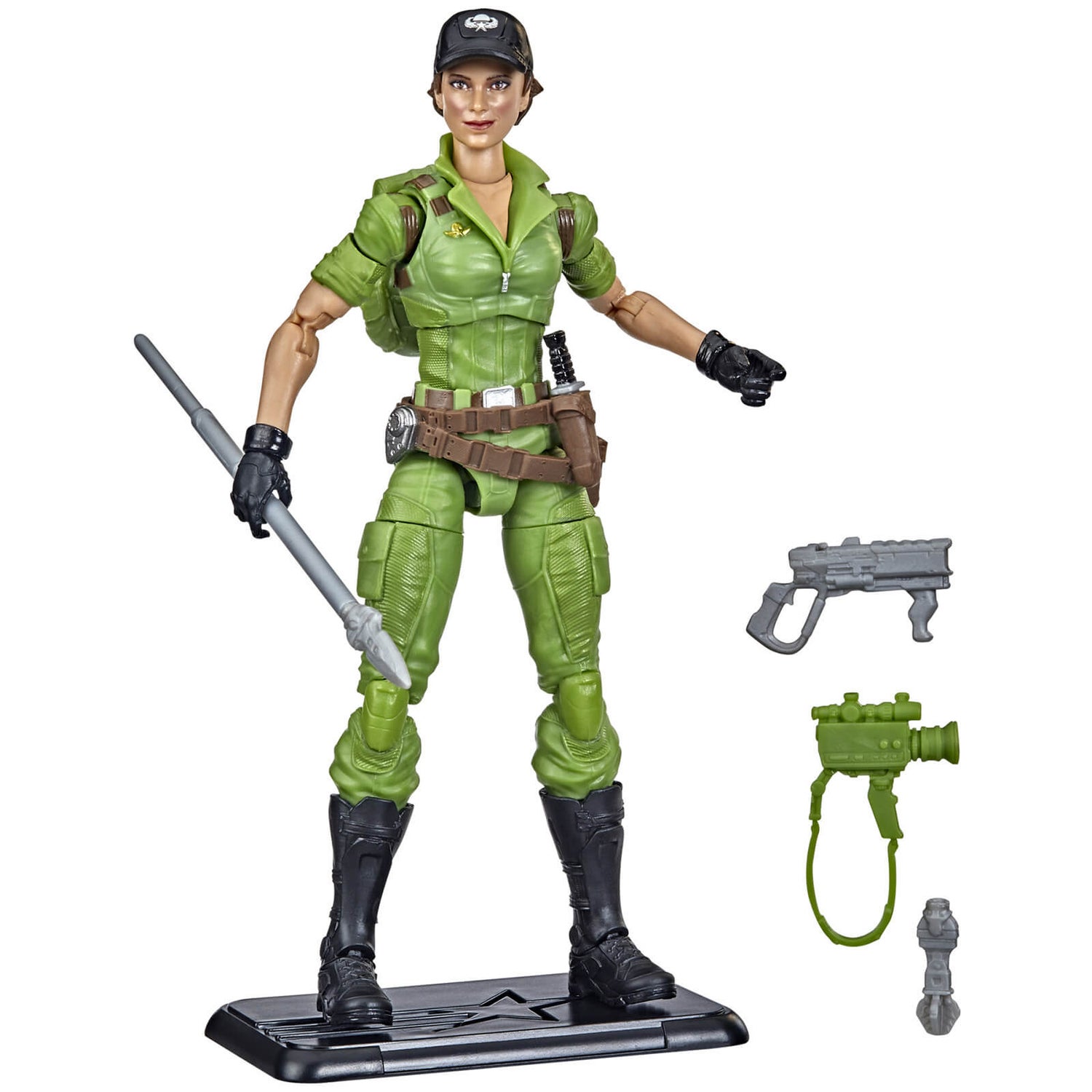 Figura Acción Joe Lady Jaye Hasbro Escala Pulgadas, Coleccionable,  Con Accesorios, Arte Personalizado
