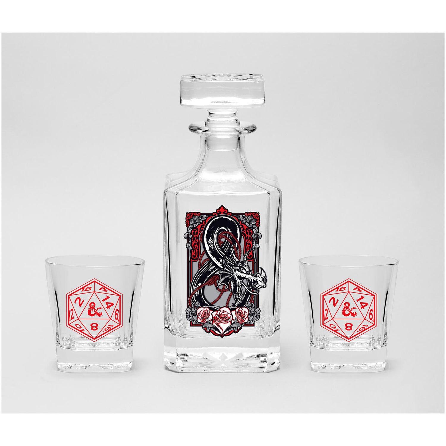 Dungeons & Dragons Decanter Set retro vibes and nostalgia all on