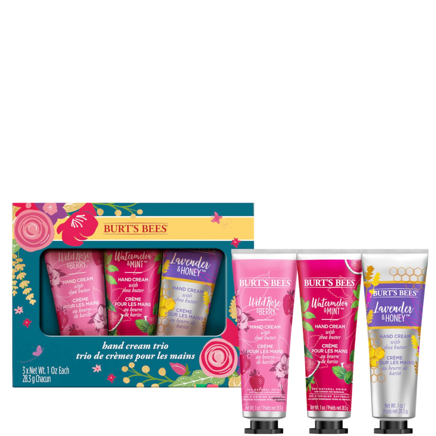 Burt's Bees Hand Cream Trio Gift Set Free Shipping Lookfantastic