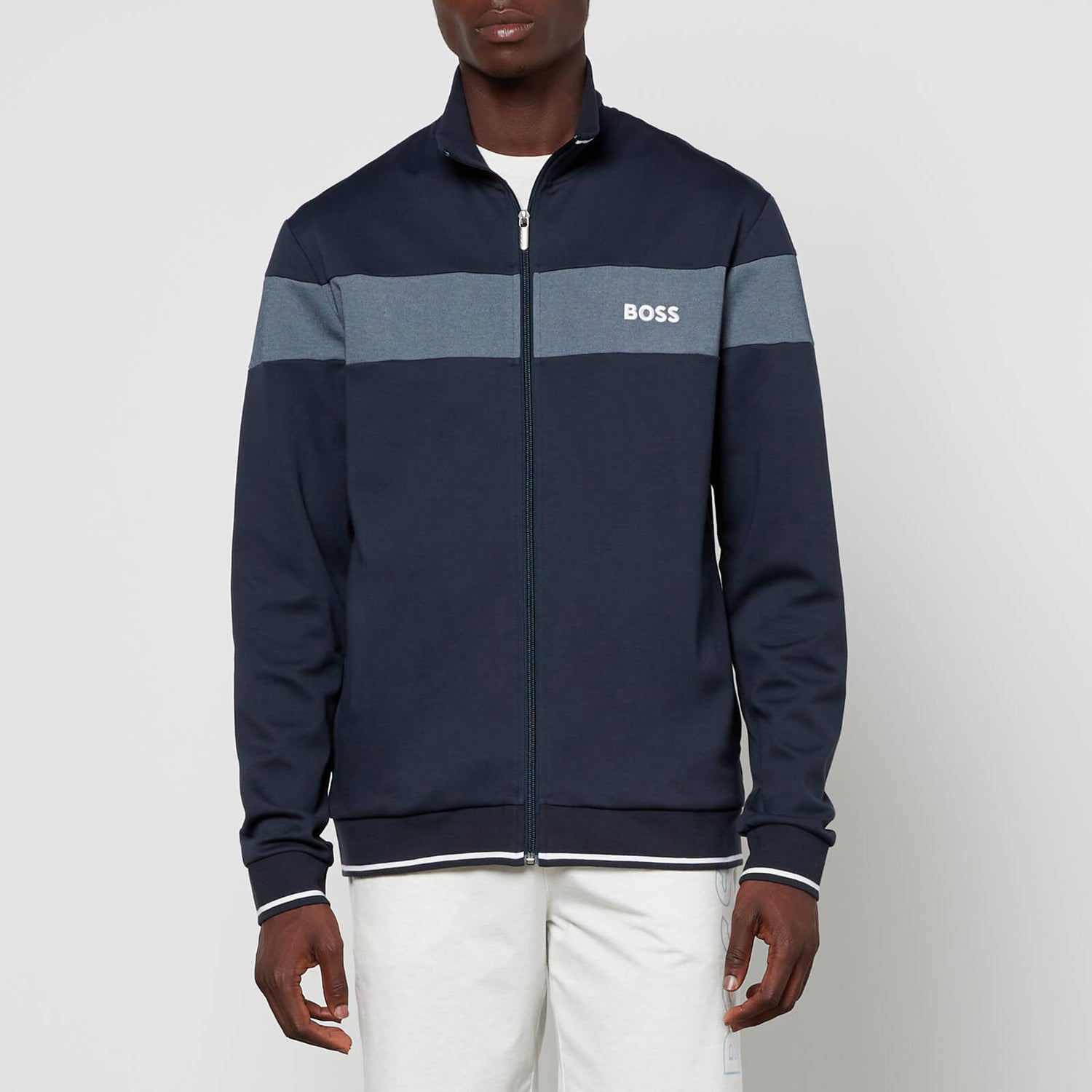 BOSS Bodywear CottonBlend Jersey Tracksuit Jacket