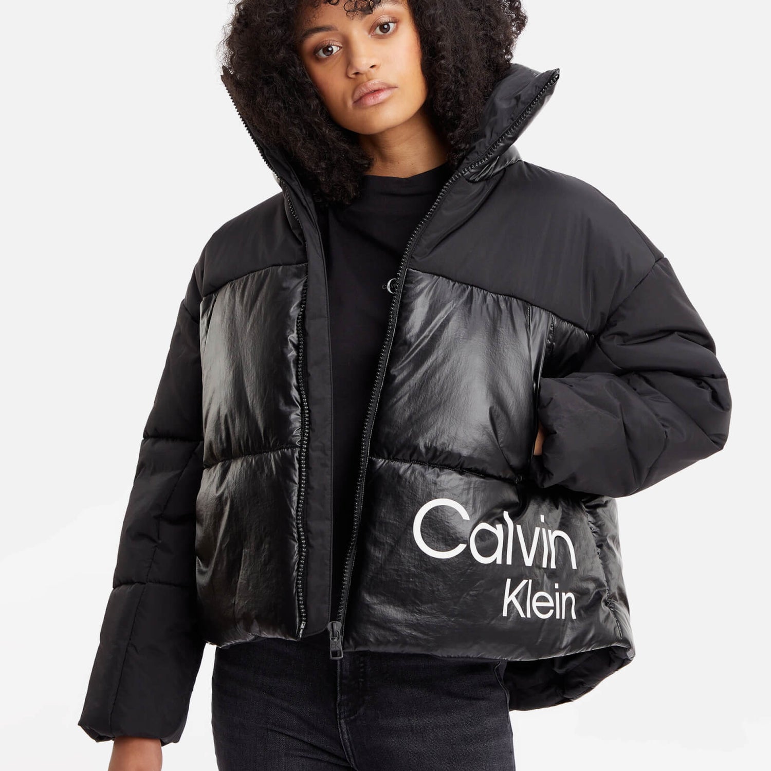Calvin Klein Jeans Oversized Shell Puffer Jacket | TheHut.com