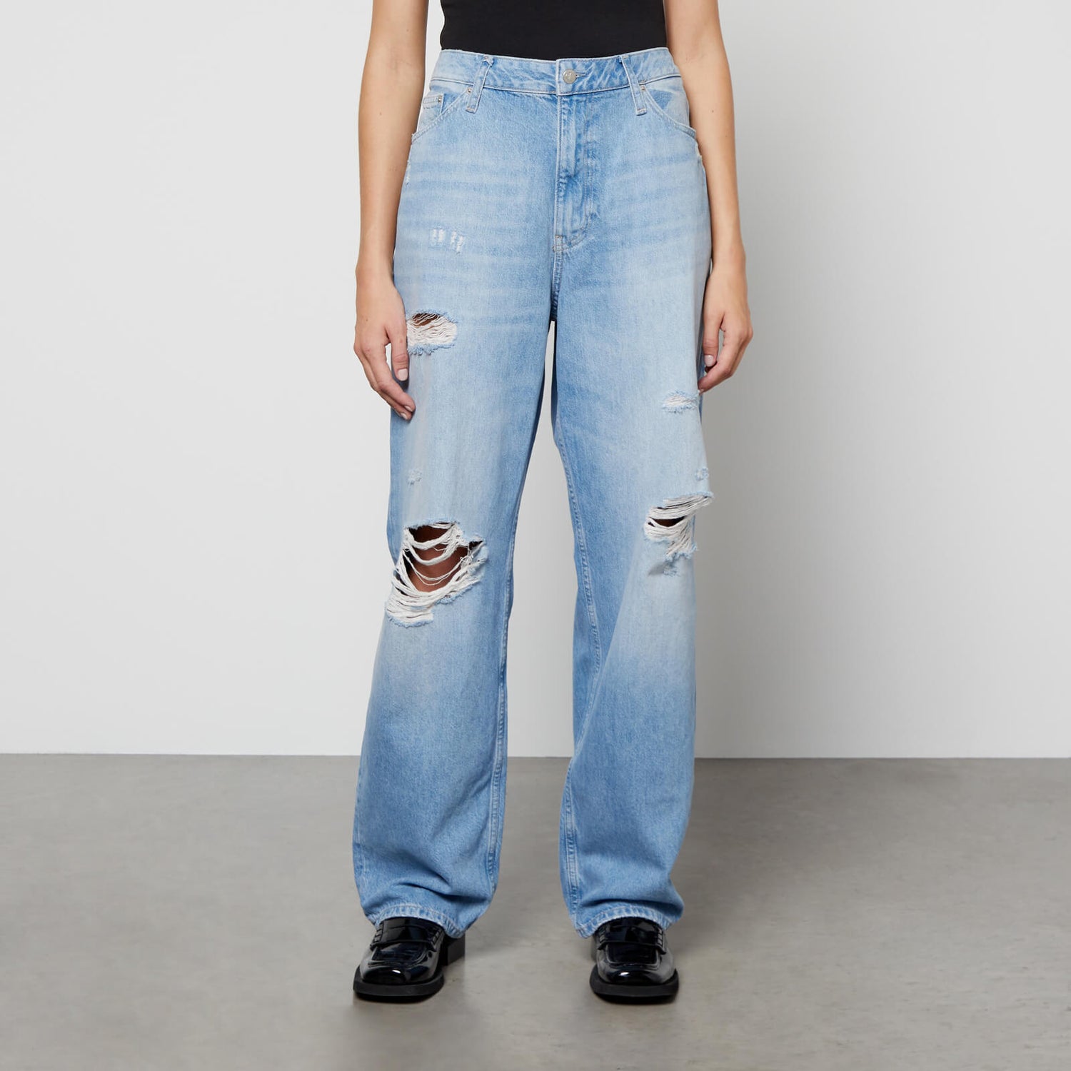 Calvin Klein Jeans 90s Straight-Leg Denim Jeans | TheHut.com