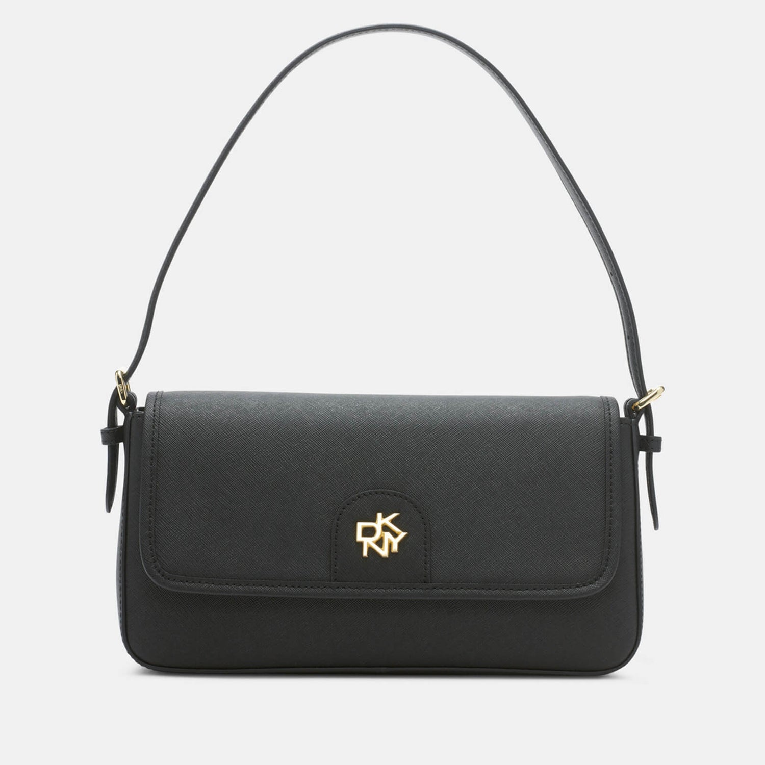 DKNY Women's Carol Shoulder Bag - Black/Gold | TheHut.com