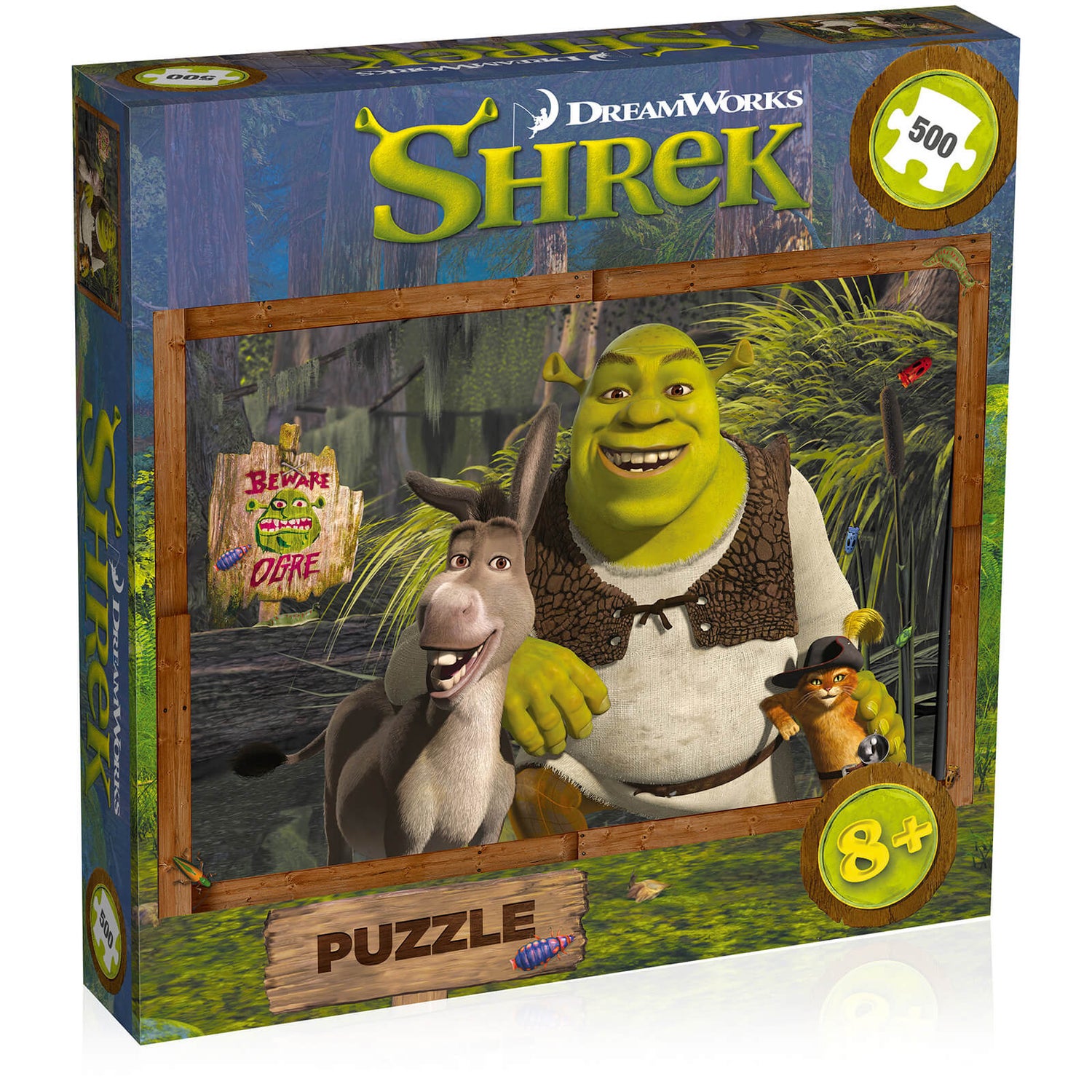 500 Piece Jigsaw Puzzle Shrek Edition Toys Zavvi UK