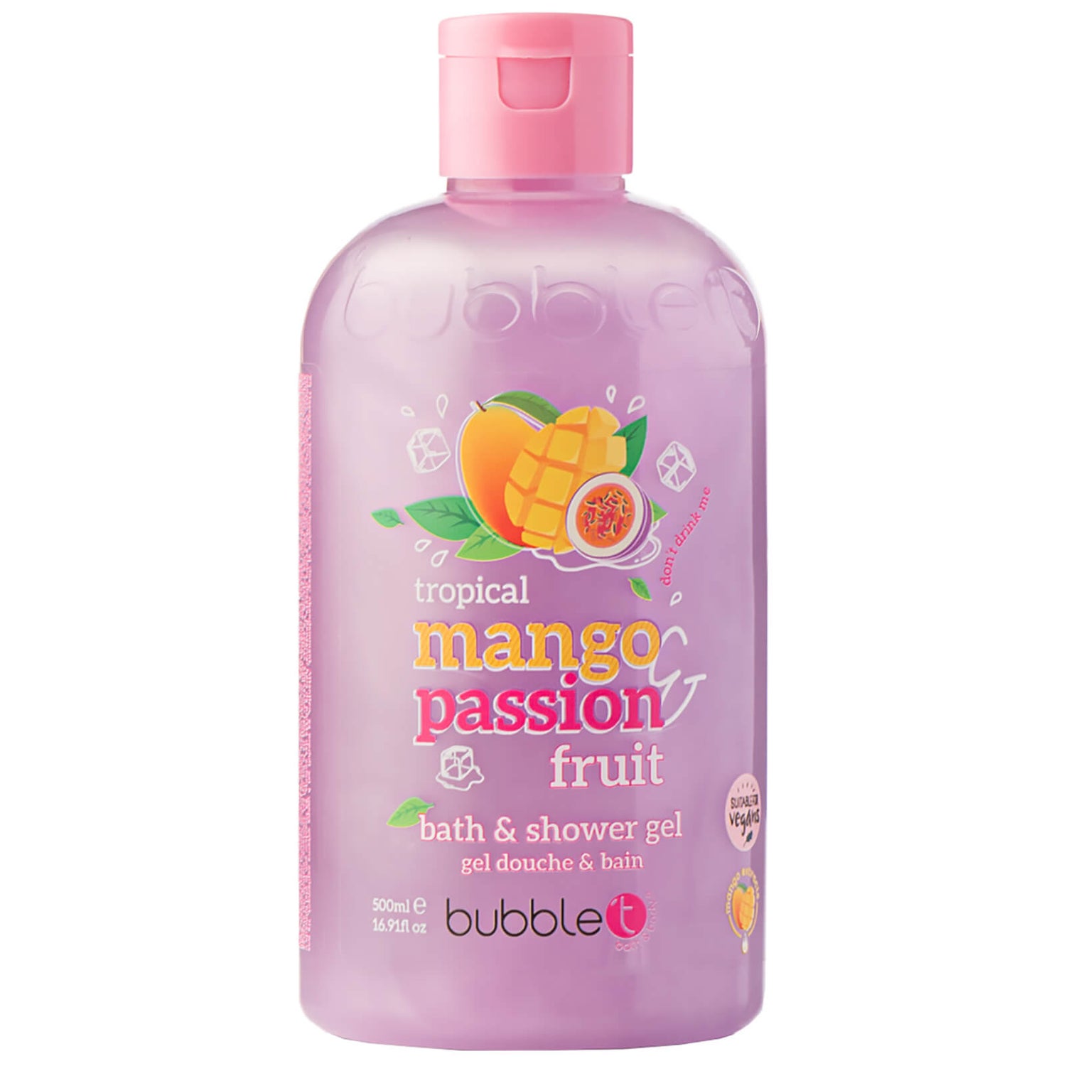 Bubble T Cosmetics Mango and Passion Fruit Smoothie Bath and Shower Gel