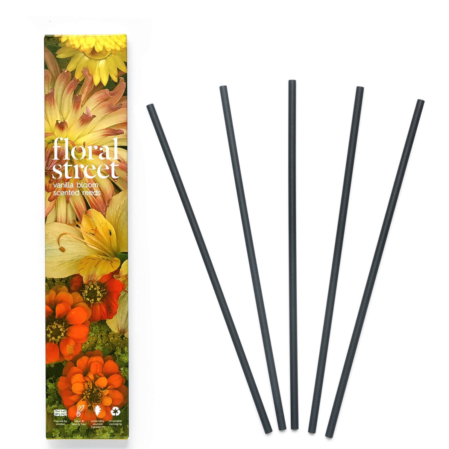 Floral Street Vanilla Bloom Scented Reeds LOOKFANTASTIC