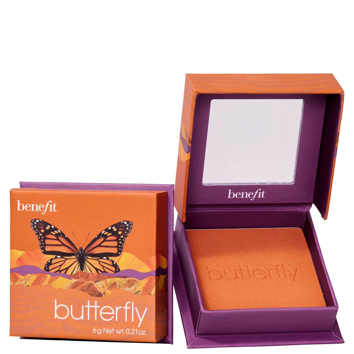 benefit Butterfly Orange Tangerine Blush Powder 6g LOOKFANTASTIC