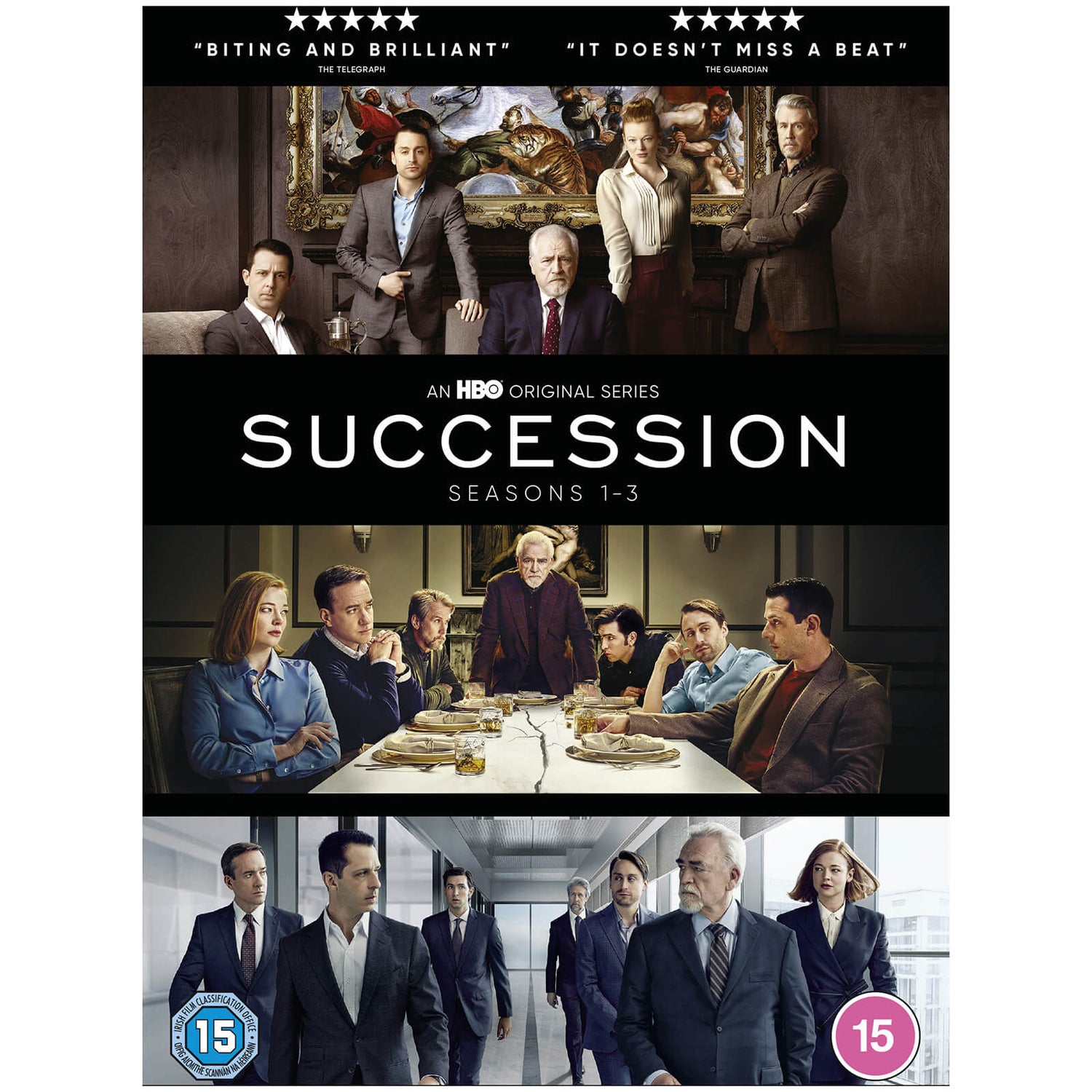 Succession: Seasons 1-3 DVD - Zavvi UK