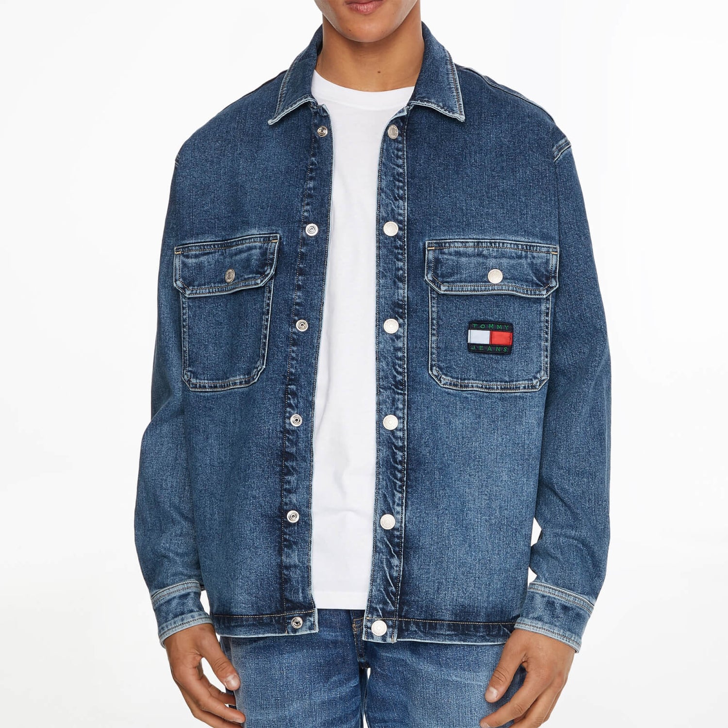 Tommy Jeans Logo Detail Denim Jacket | TheHut.de