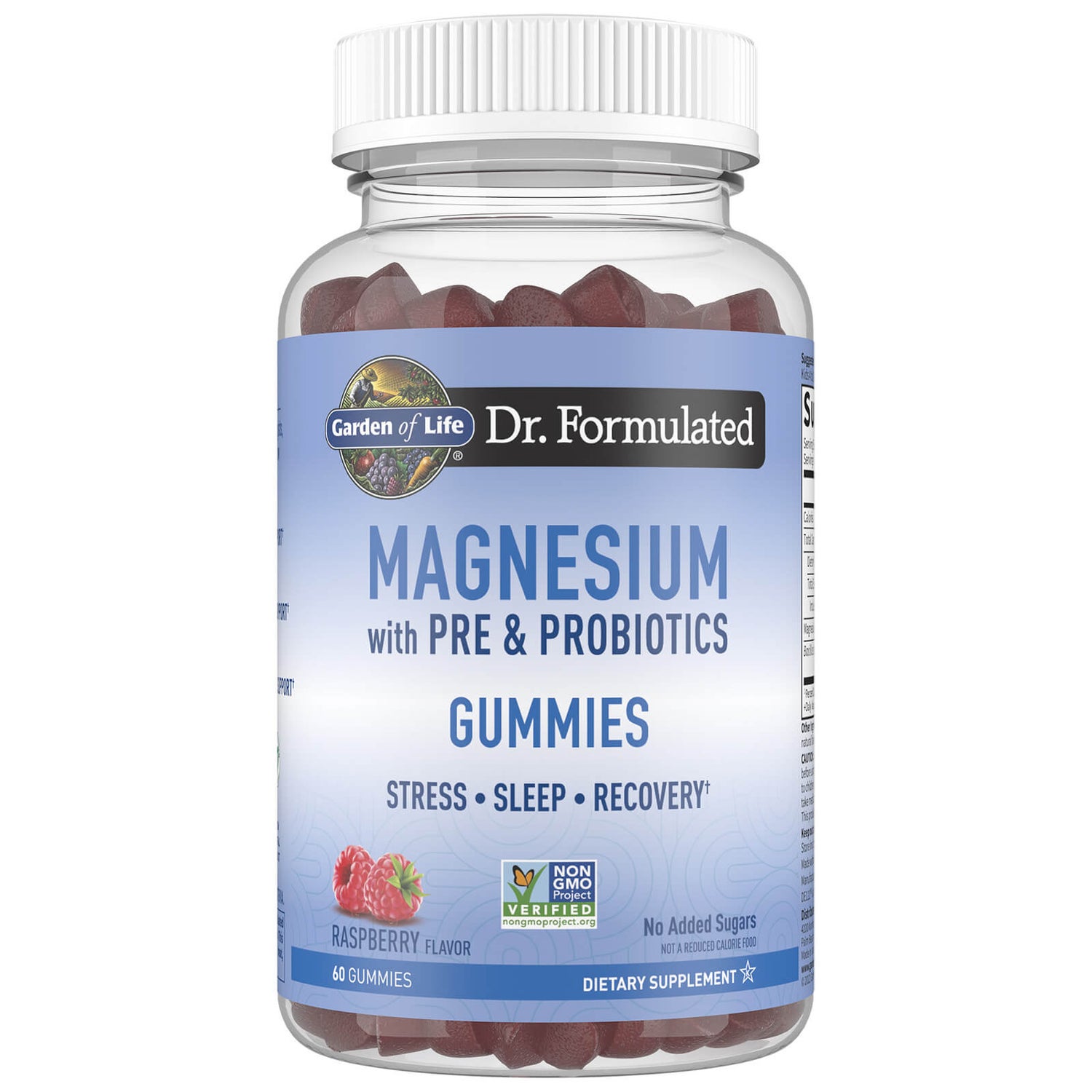 Dr. Formulated Magnesium Gummies Framboos 60 Gummies Garden Of
