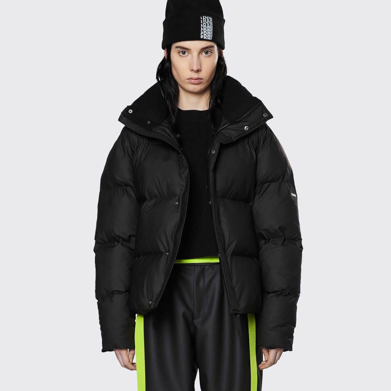 Rains Boxy Puffer Shell Jacket