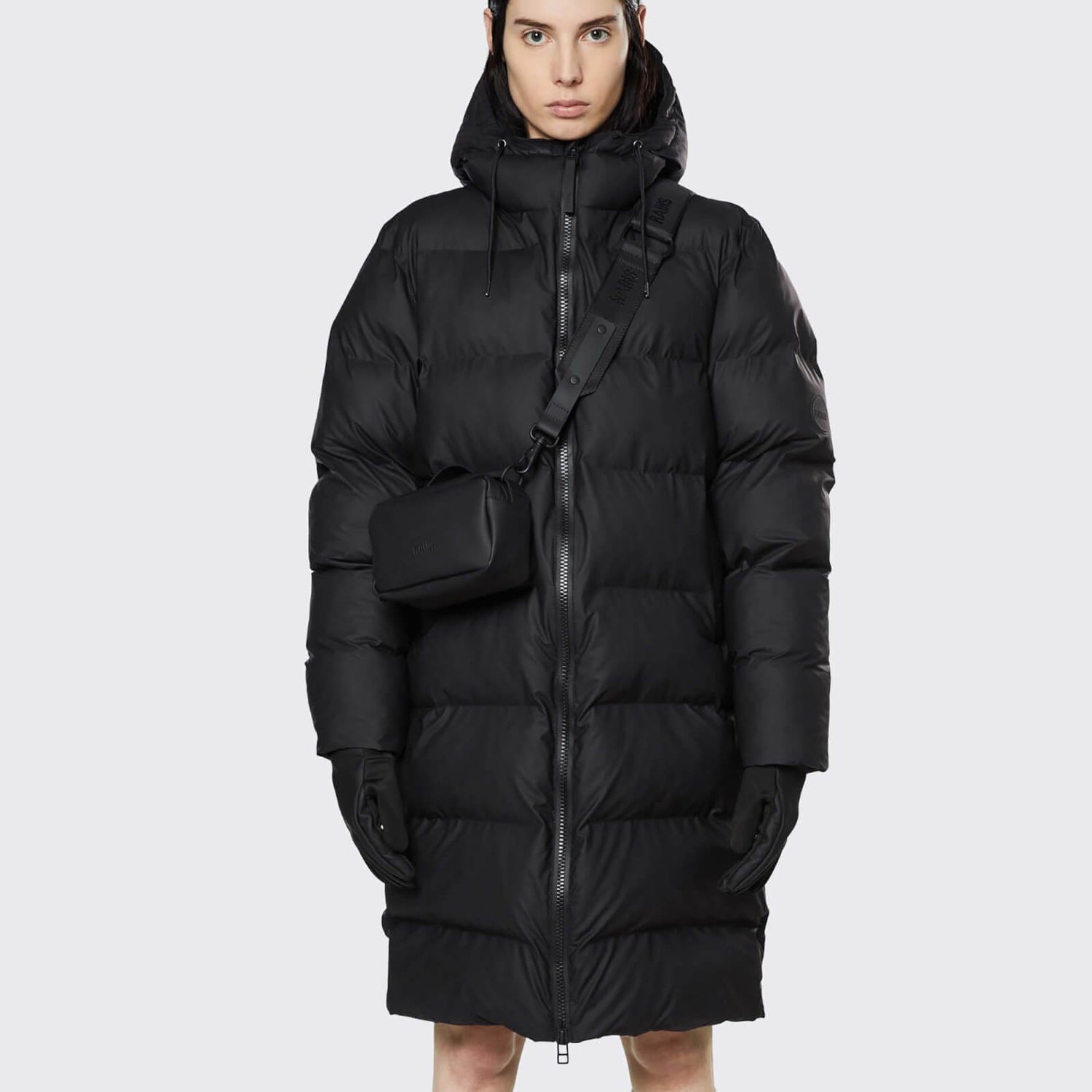 Rains Quilted Padded Coated-Shell Coat | TheHut.com