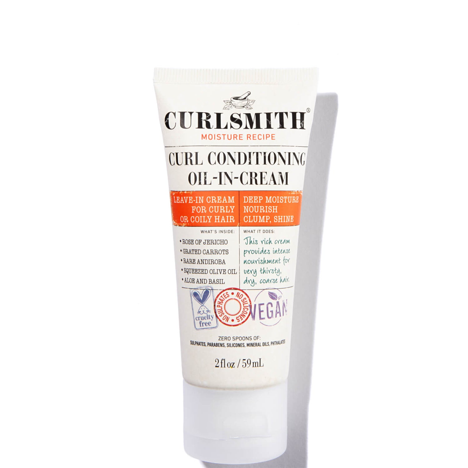 Curlsmith Curl Conditioning OilinCream Travel Size 59ml LOOKFANTASTIC