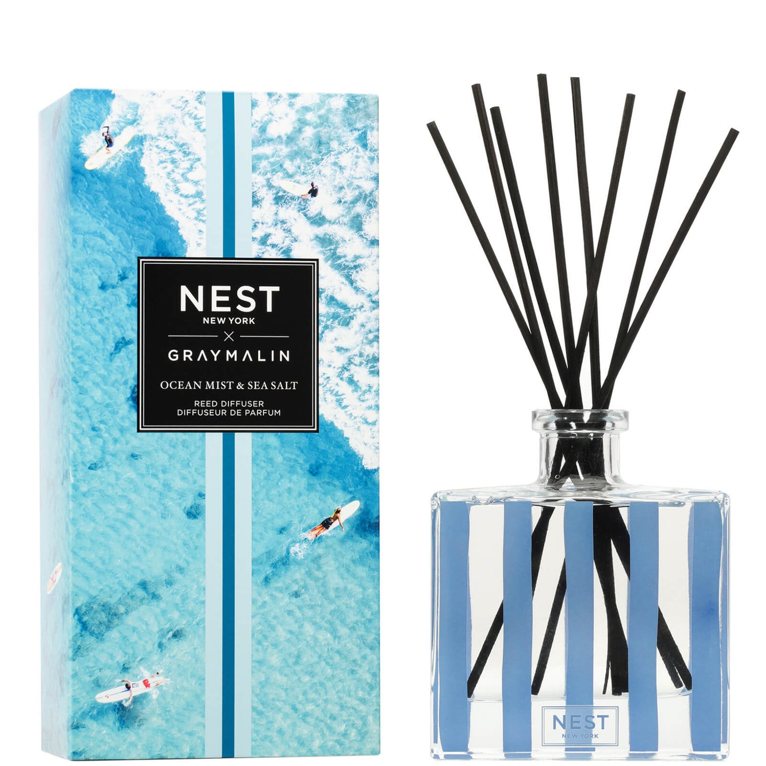 NEST New York Gray Malin Ocean Mist and Sea Salt Diffuser 175 Cult Beauty